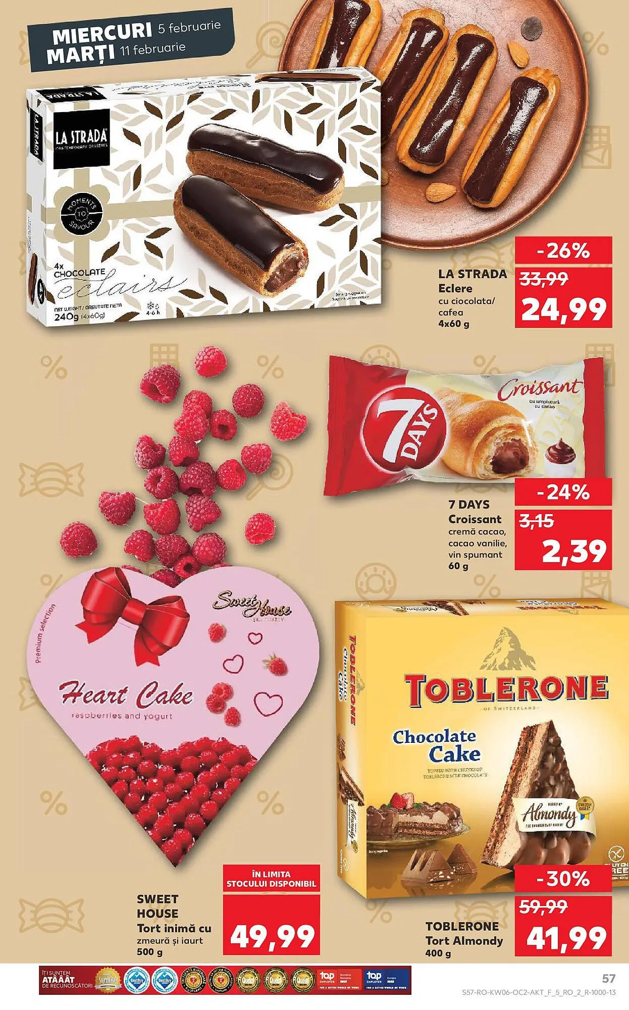 Catalog Catalog Kaufland de la 5 februarie până la 11 februarie 2025 - Revista Pagina 57