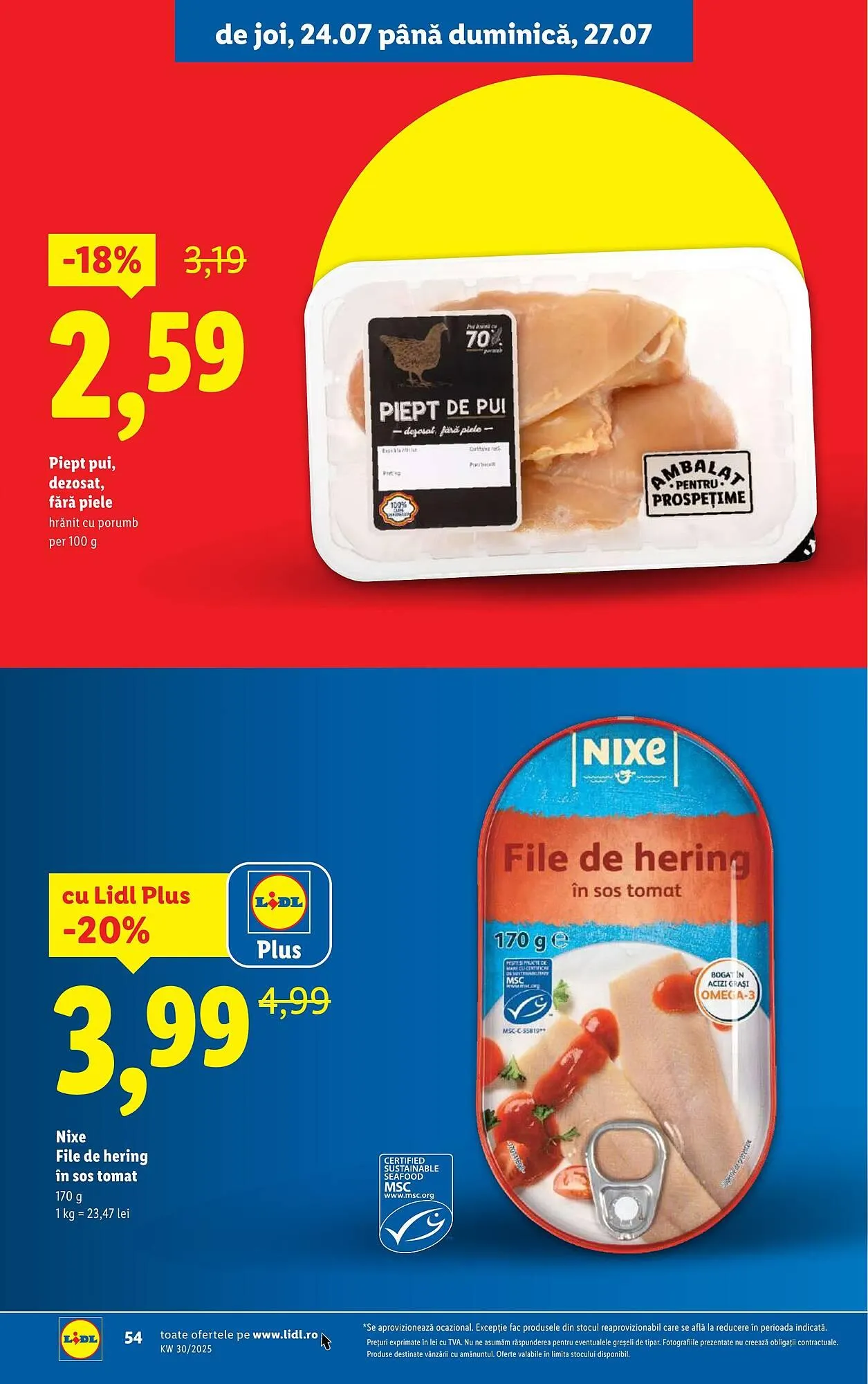 Catalog Catalog Lidl de la 21 iulie până la 27 iulie 2025 - Revista Pagina 54