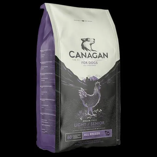 Hrana uscata pentru caini Canagan Adult Light Senior 12 kg