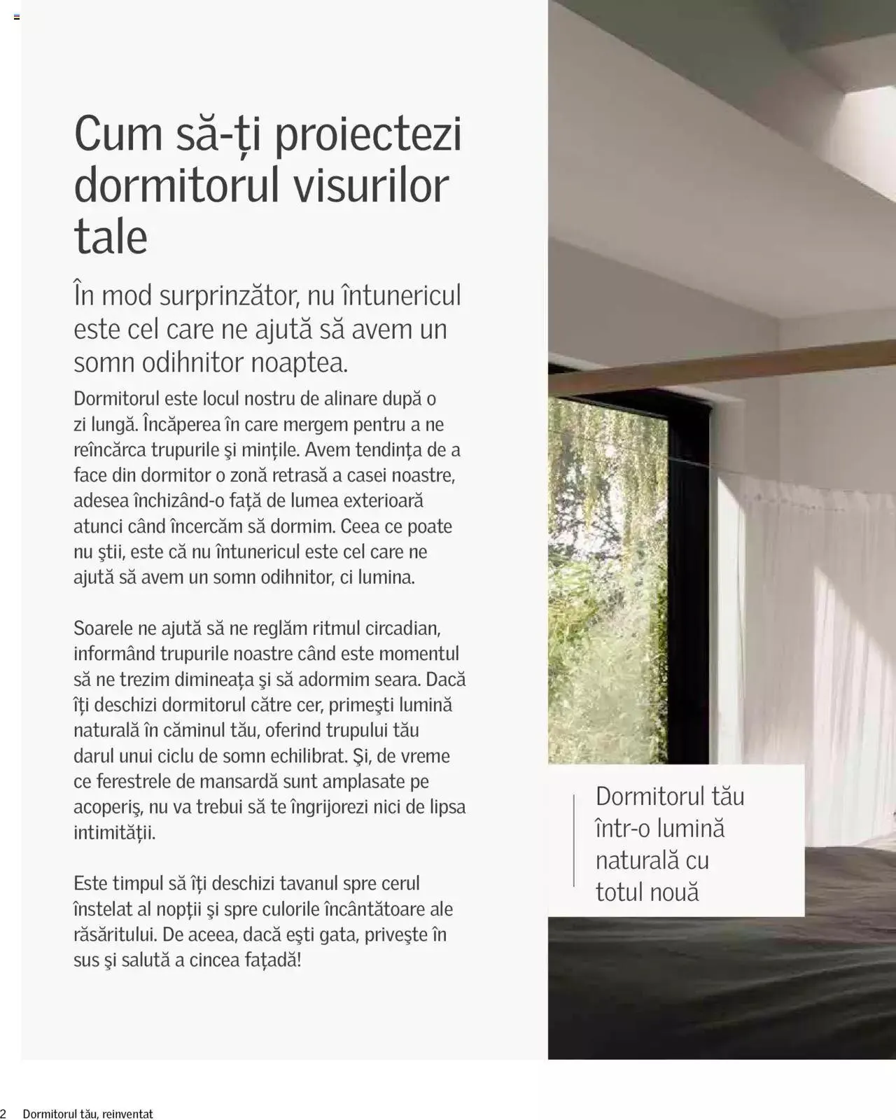 Catalog Velux catalog - Dormitorul tău reinventat de la 27 decembrie până la 31 decembrie 2023 - Revista Pagina 2
