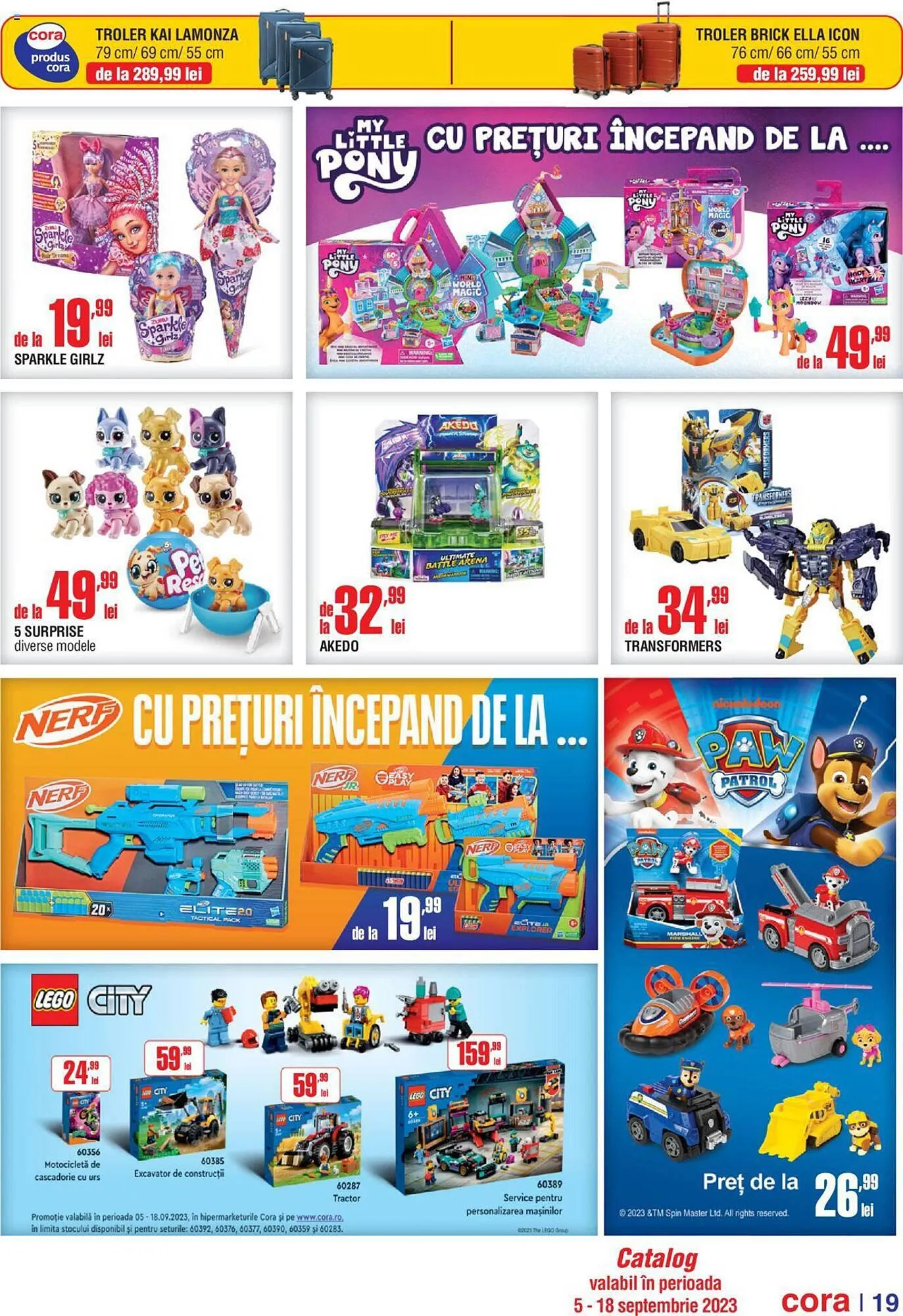 Catalog Cora catalog de la 5 septembrie până la 18 septembrie 2023 - Revista Pagina 19