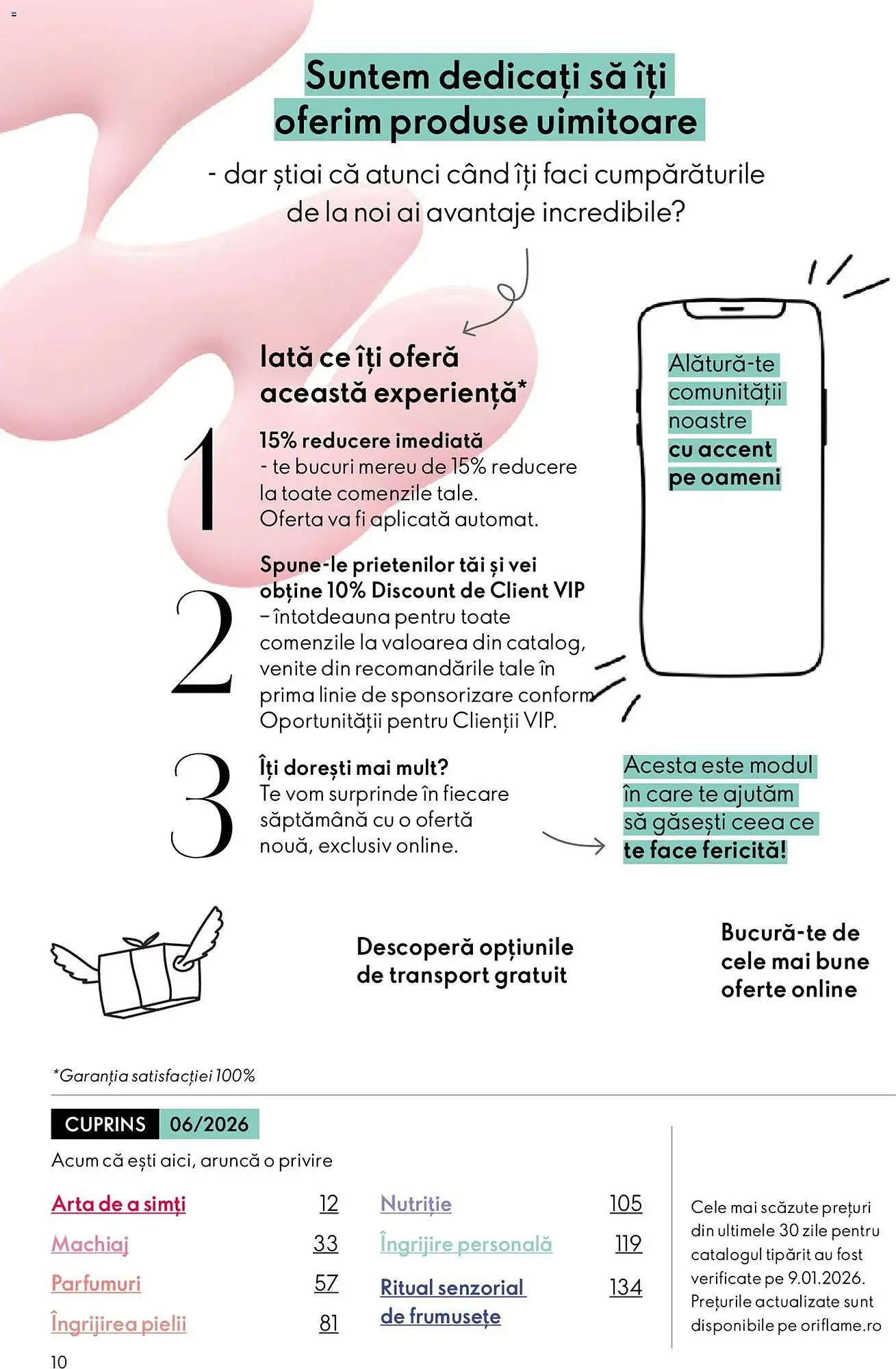 Catalog Catalog Oriflame de la 14 aprilie până la 5 mai 2026 - Revista Pagina 10