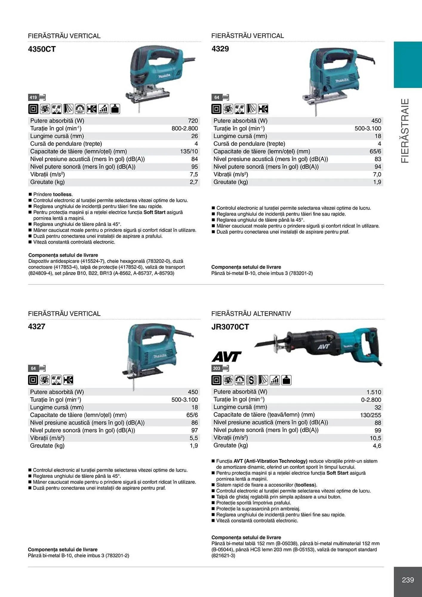 Catalog Catalog Makita de la 28 aprilie până la 31 decembrie 2026 - Revista Pagina 239