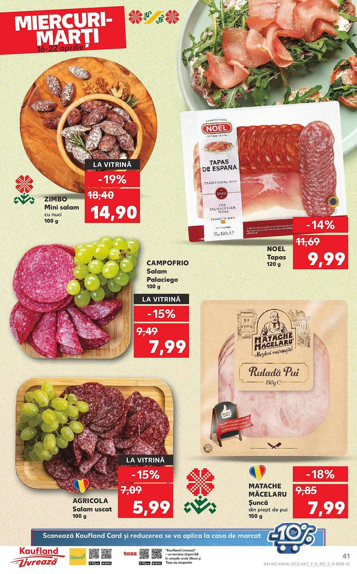 Catalog Catalog Kaufland de la 16 aprilie până la 22 aprilie 2025 - Revista Pagina 41