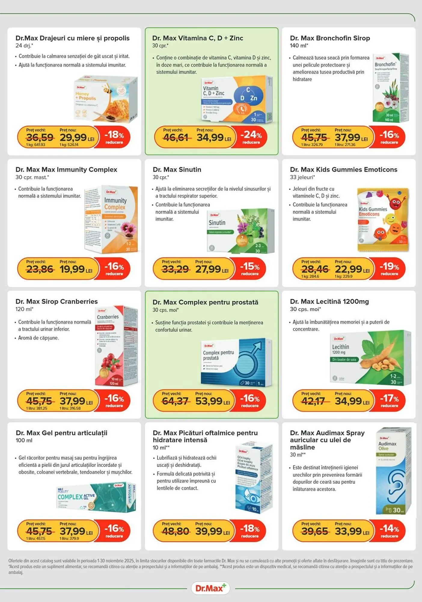 Catalog Catalog Dr.Max de la 1 noiembrie până la 30 noiembrie 2025 - Revista Pagina 3