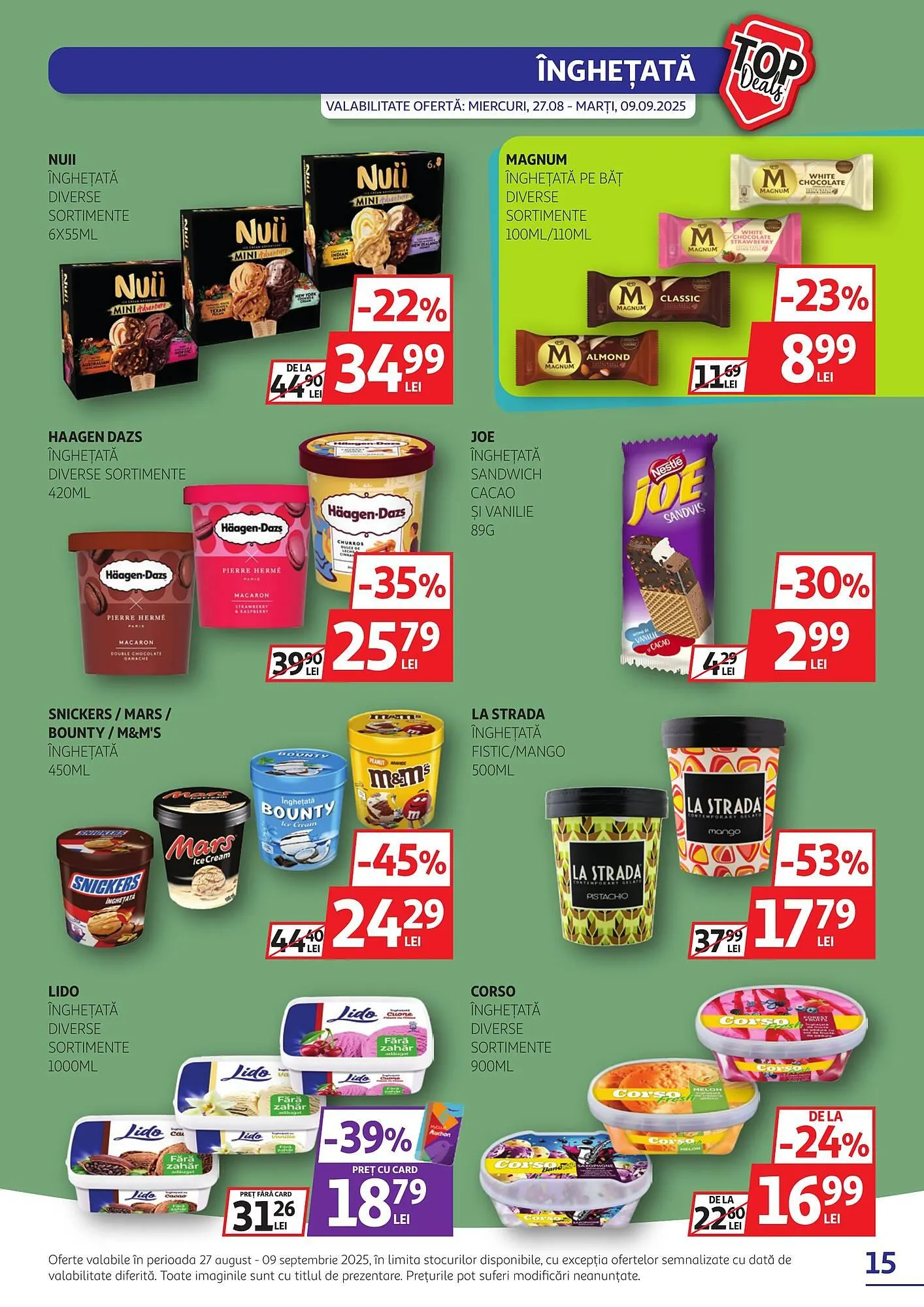 Catalog Catalog Auchan de la 27 august până la 9 septembrie 2025 - Revista Pagina 15