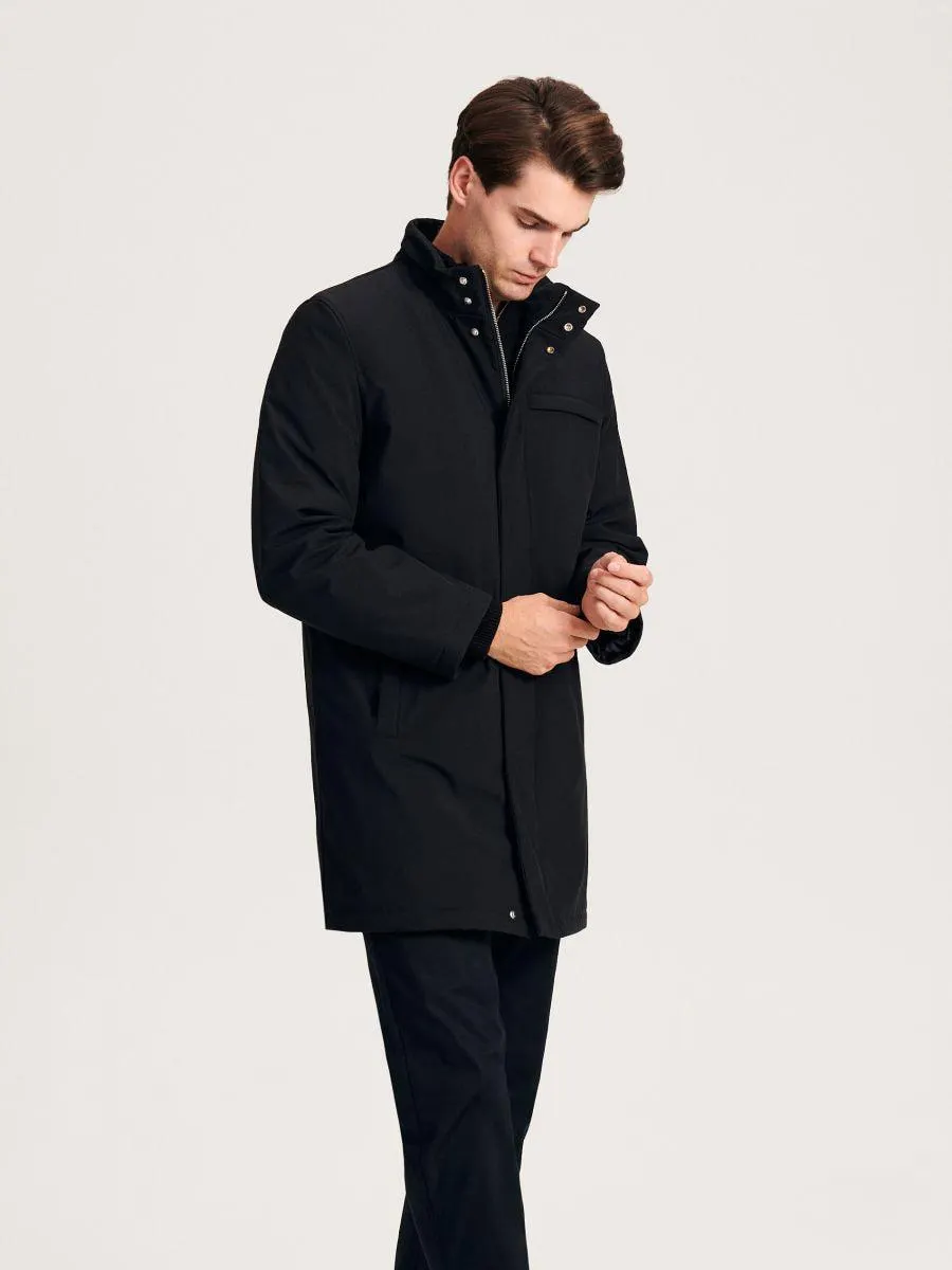 Jachetă cu guler înalt