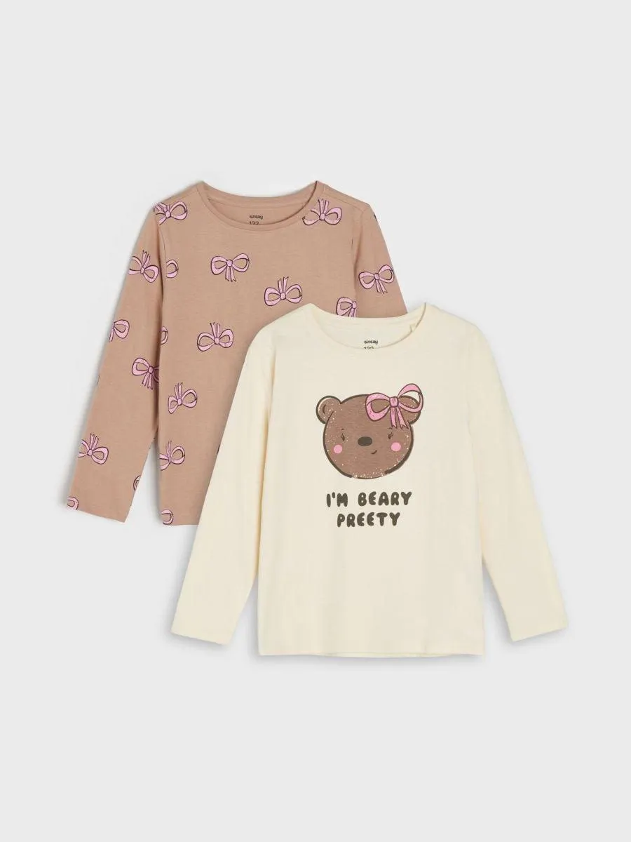 Tricou cu mânecă lungă 2 pack