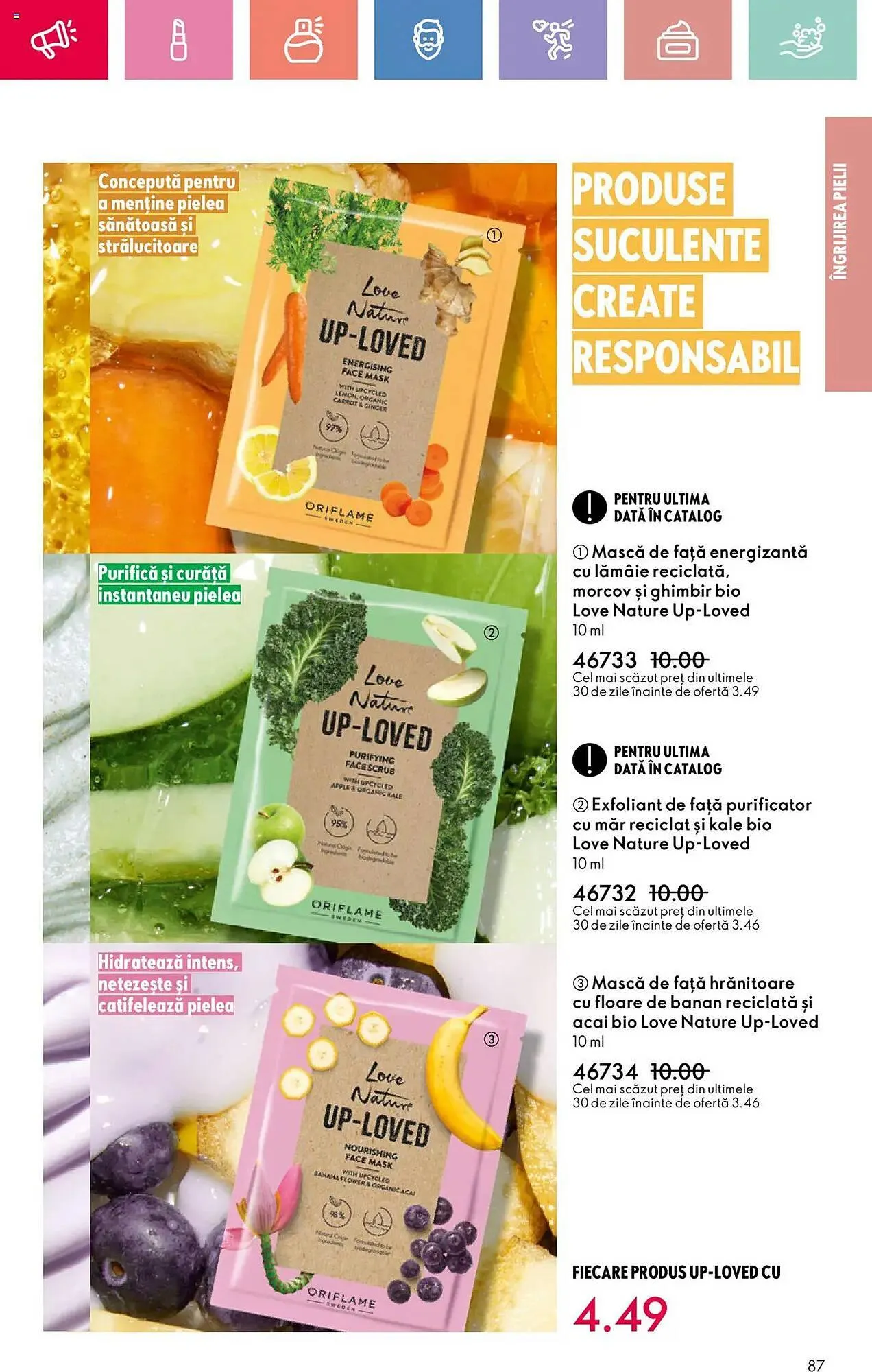 Catalog Catalog Oriflame de la 25 mai până la 14 iunie 2025 - Revista Pagina 87