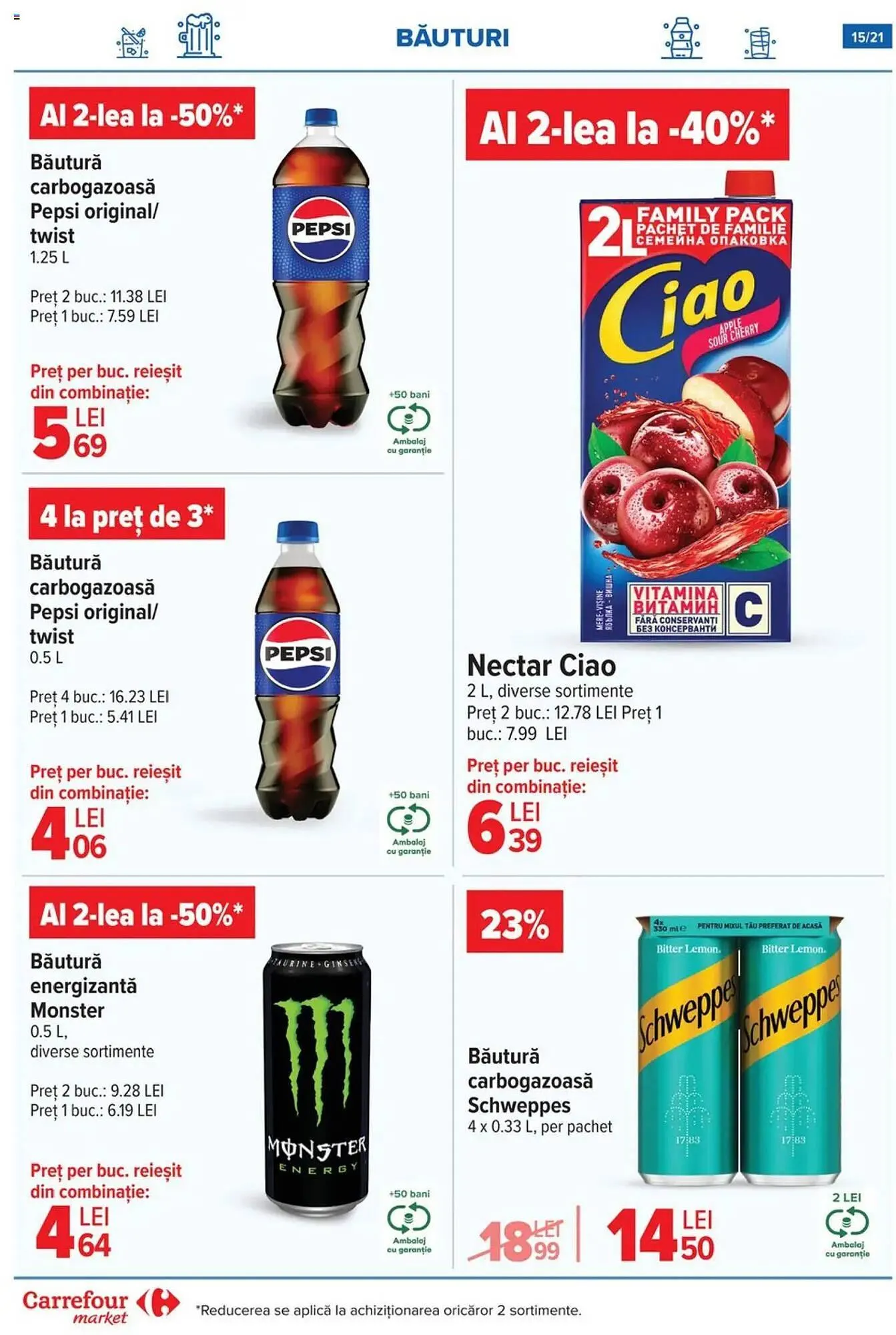 Catalog Catalog Carrefour Market de la 25 iunie până la 1 iulie 2025 - Revista Pagina 15