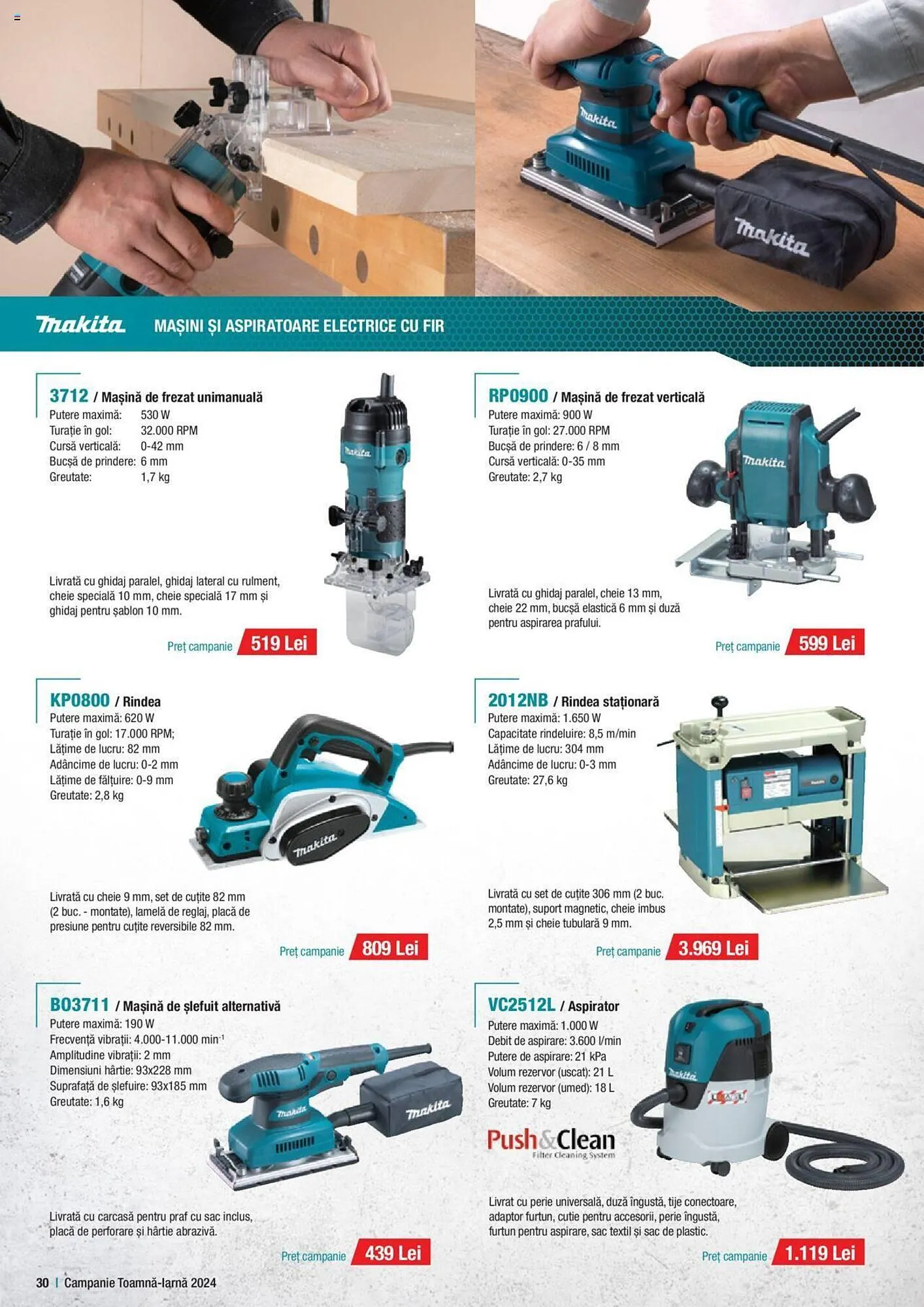 Catalog Catalog Makita de la 1 octombrie până la 20 decembrie 2024 - Revista Pagina 30