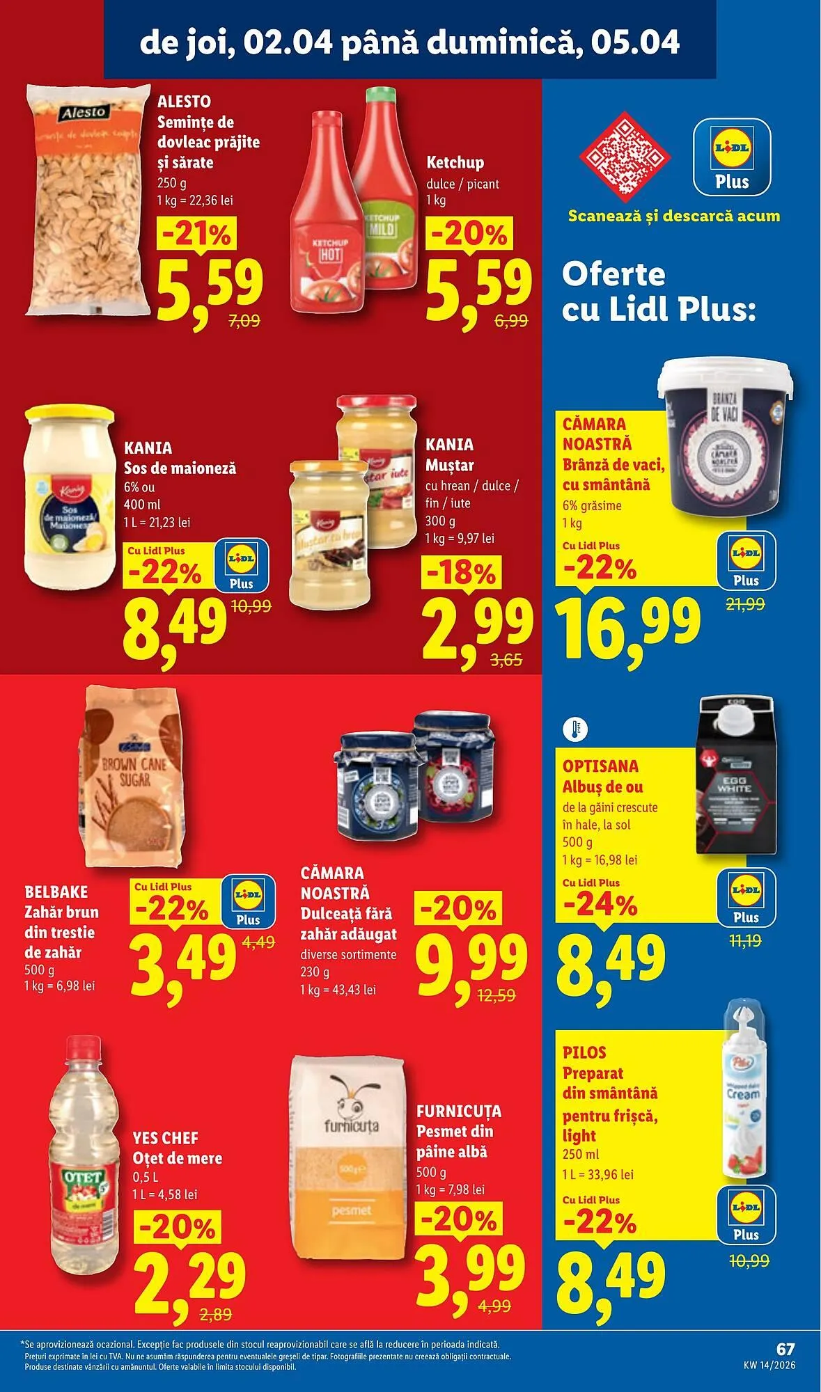 Catalog Catalog Lidl de la 30 martie până la 5 aprilie 2026 - Revista Pagina 67