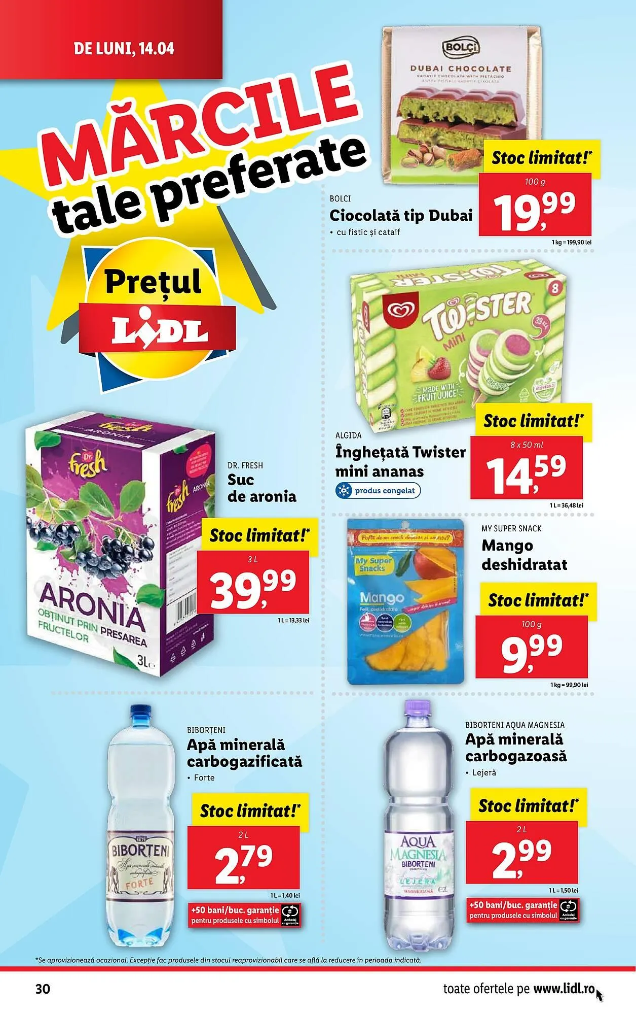 Catalog Catalog Lidl de la 14 aprilie până la 19 aprilie 2025 - Revista Pagina 30