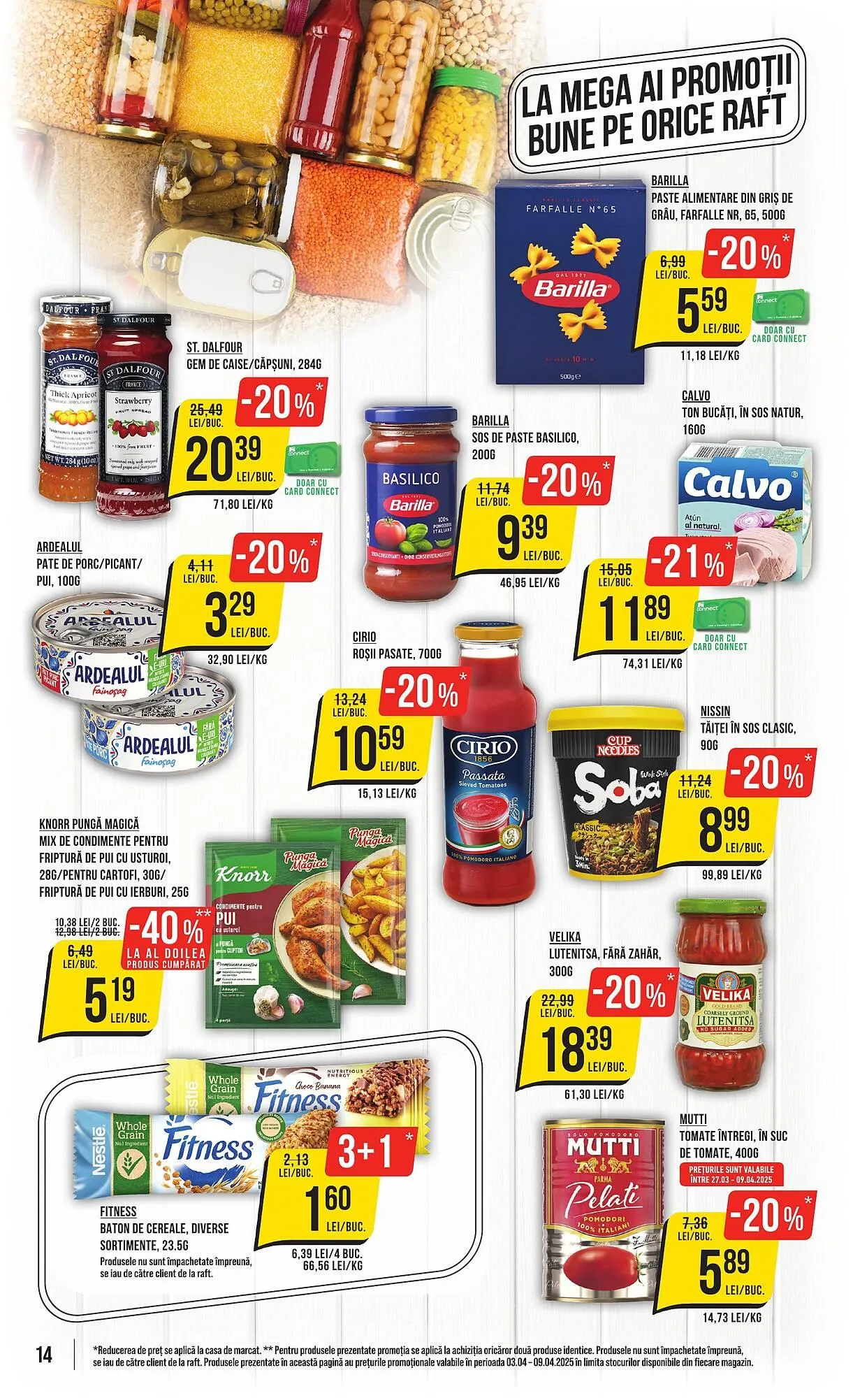 Catalog Catalog Mega Image de la 3 aprilie până la 9 aprilie 2025 - Revista Pagina 14