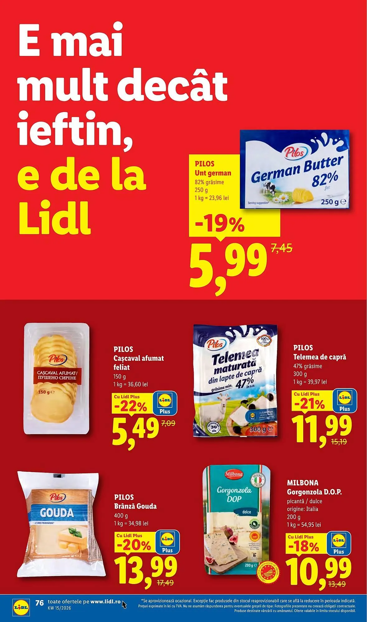 Catalog Catalog Lidl de la 6 aprilie până la 11 aprilie 2026 - Revista Pagina 76