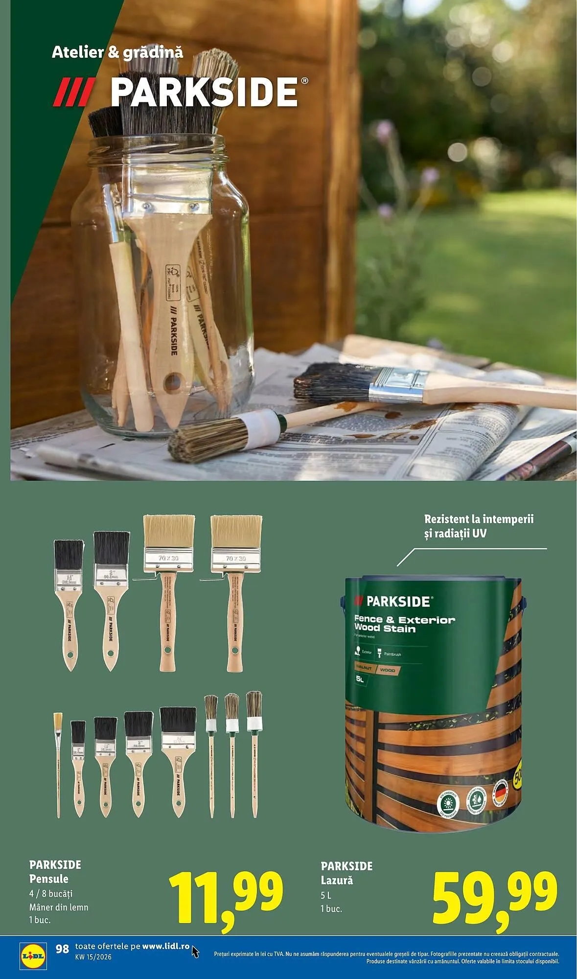 Catalog Catalog Lidl de la 6 aprilie până la 11 aprilie 2026 - Revista Pagina 98