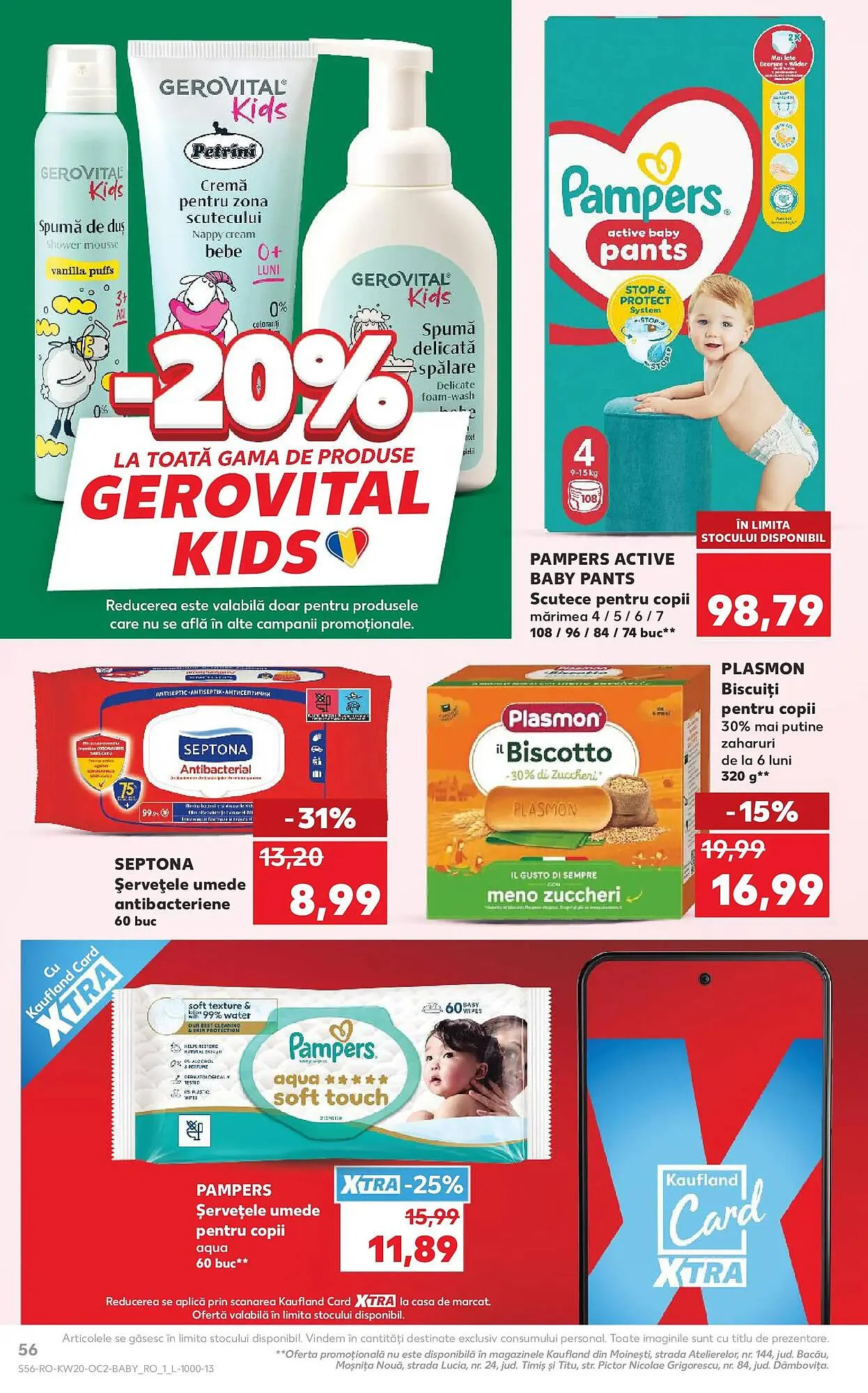 Catalog Catalog Kaufland de la 13 mai până la 19 mai 2026 - Revista Pagina 56
