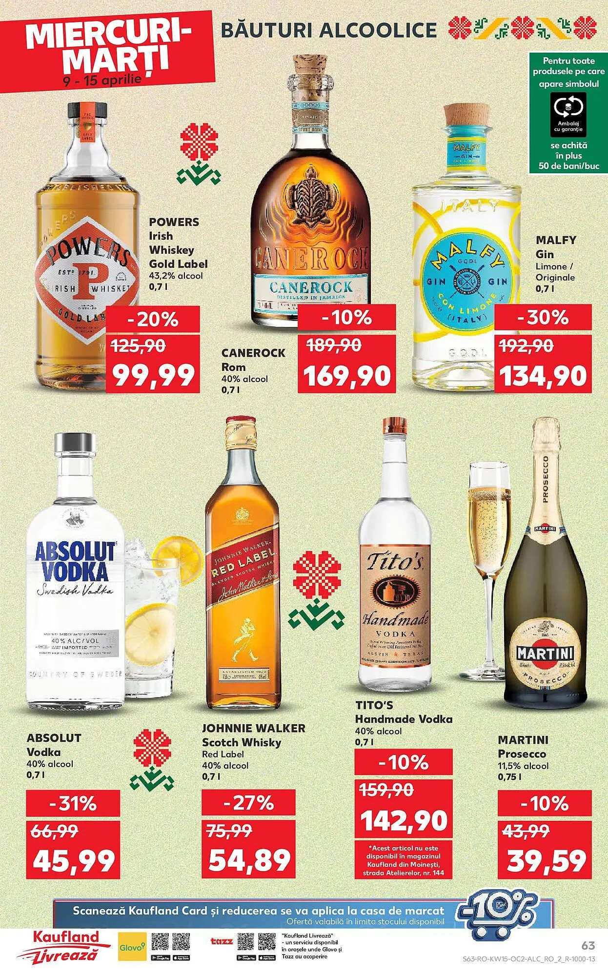 Catalog Catalog Kaufland de la 9 aprilie până la 15 aprilie 2025 - Revista Pagina 63