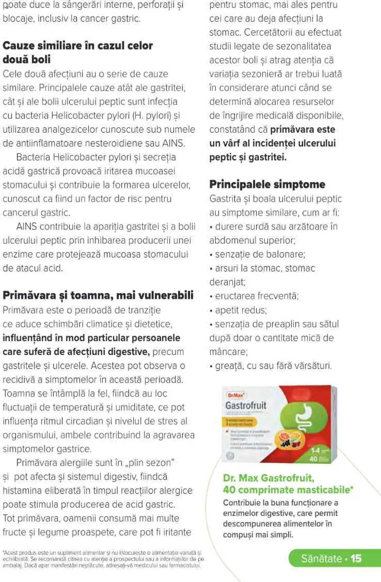 Catalog Catalog Dr.Max de la 1 martie până la 31 mai 2025 - Revista Pagina 15