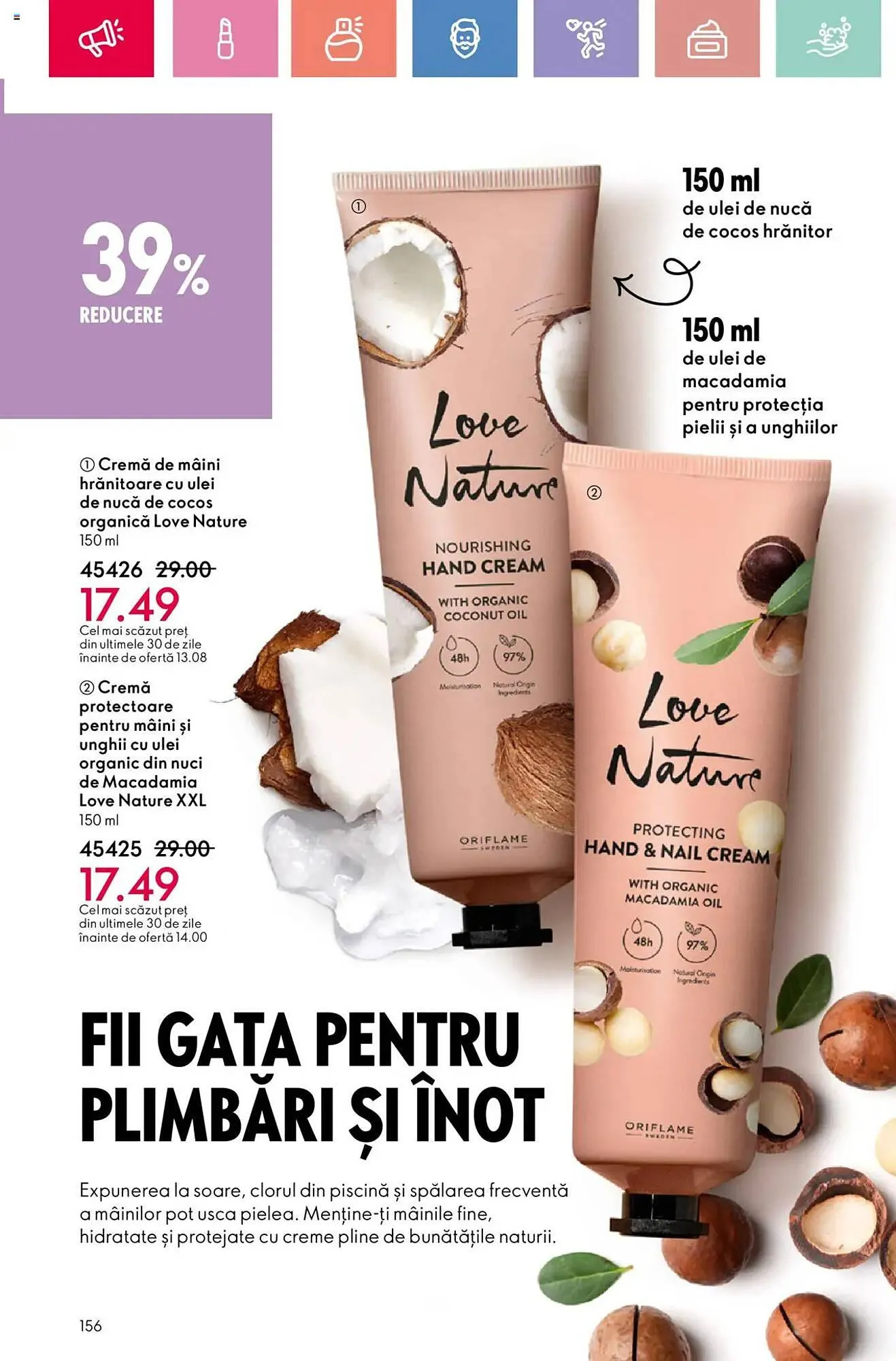 Catalog Catalog Oriflame de la 4 mai până la 24 mai 2025 - Revista Pagina 156