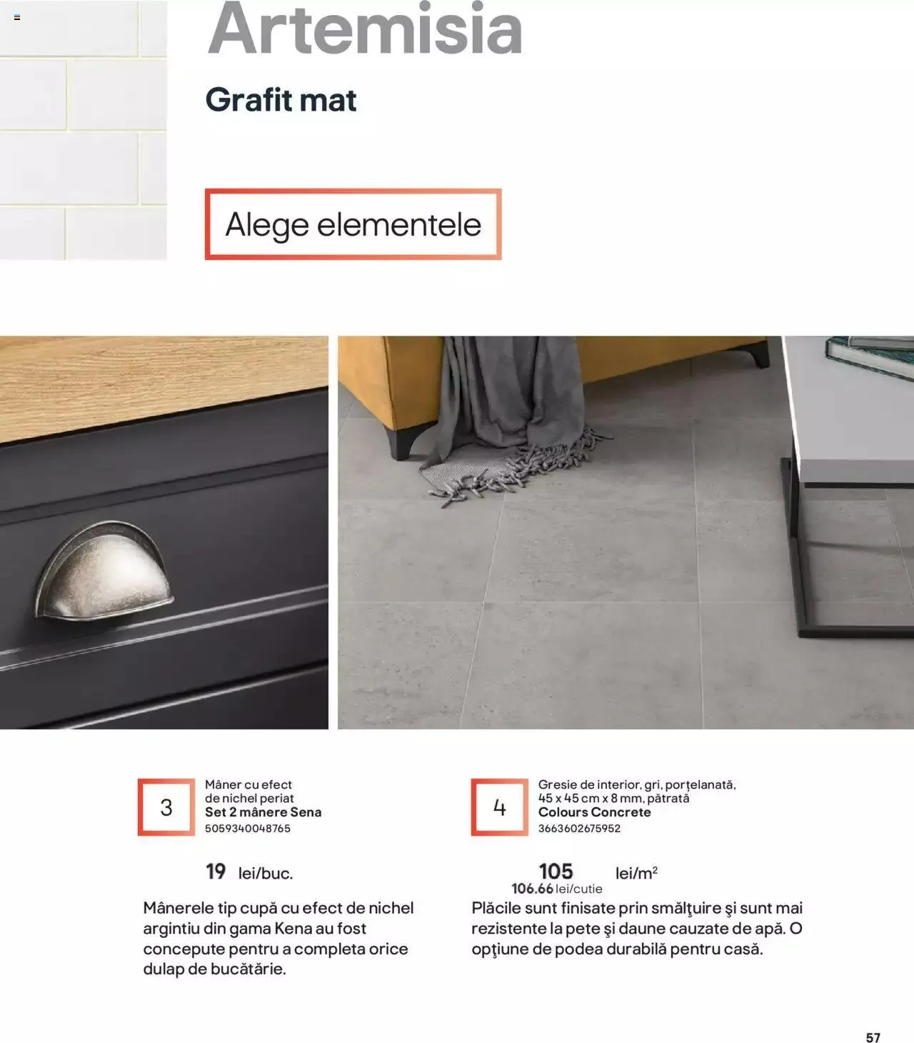 Catalog Brico Depot catalog - Bucătării modulare de la 1 ianuarie până la 31 decembrie 2023 - Revista Pagina 57