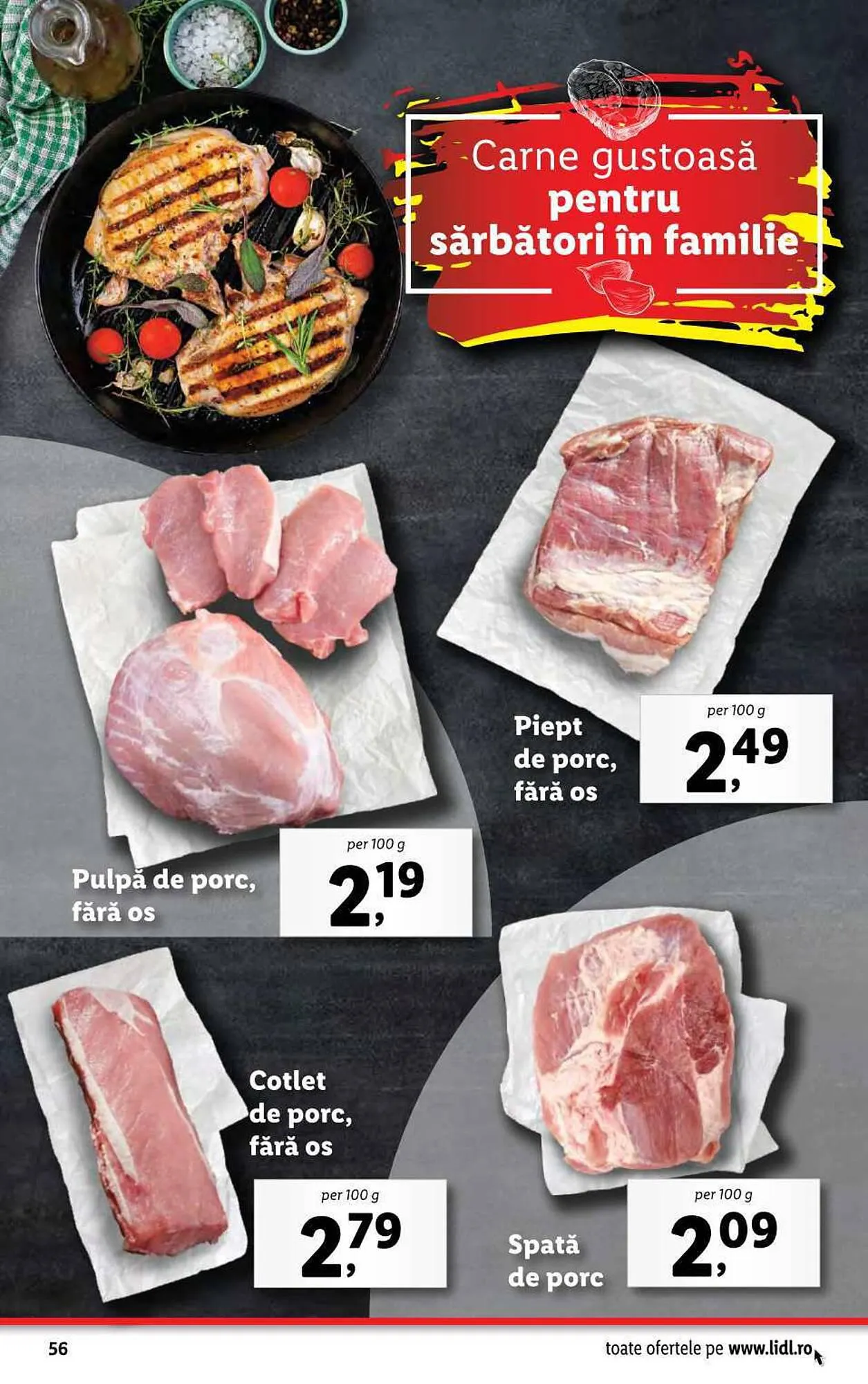 Catalog Lidl catalog de la 4 decembrie până la 10 decembrie 2023 - Revista Pagina 56