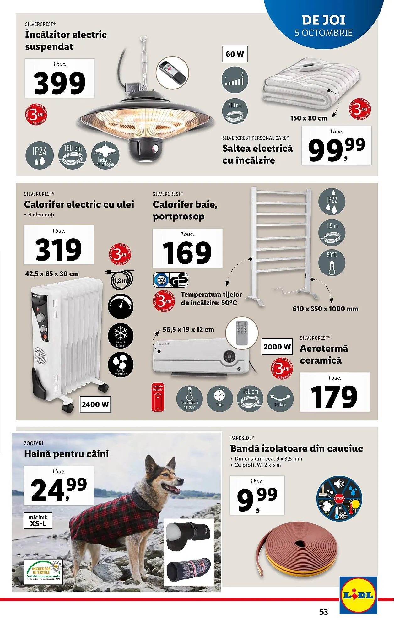 Catalog Lidl catalog de la 2 octombrie până la 8 octombrie 2023 - Revista Pagina 53