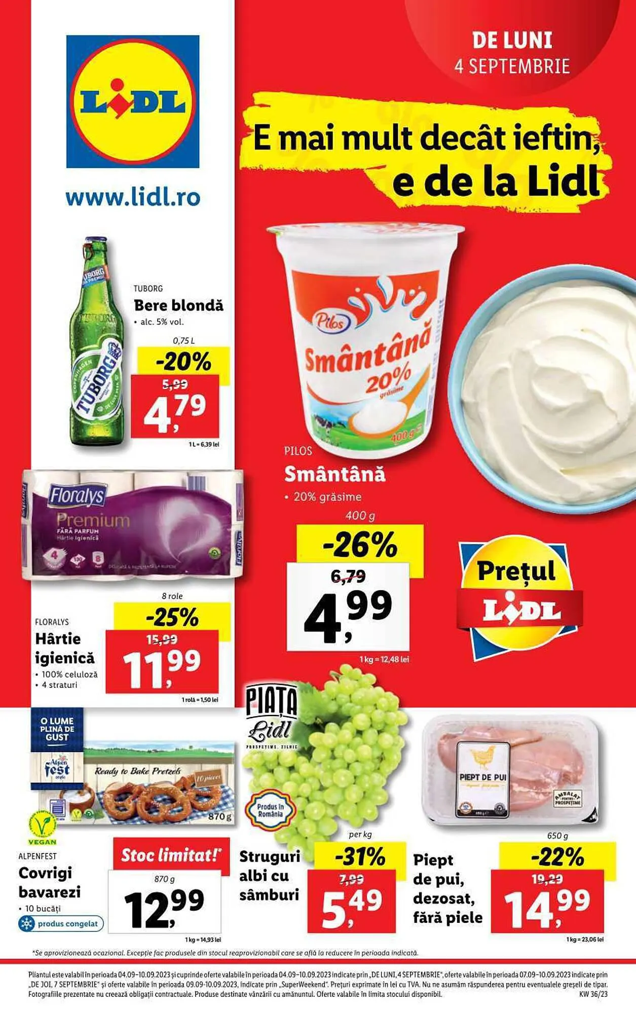 Catalog Lidl catalog de la 4 septembrie până la 10 septembrie 2023 - Revista Pagina 1