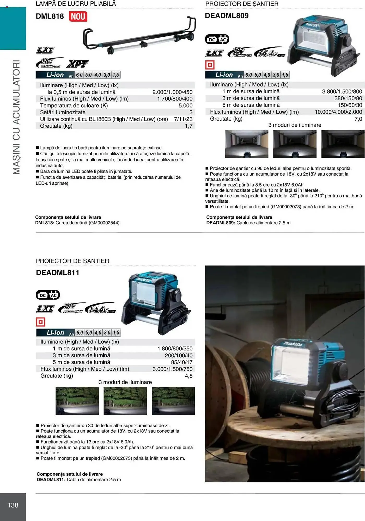 Catalog Catalog Makita de la 8 ianuarie până la 31 decembrie 2025 - Revista Pagina 138