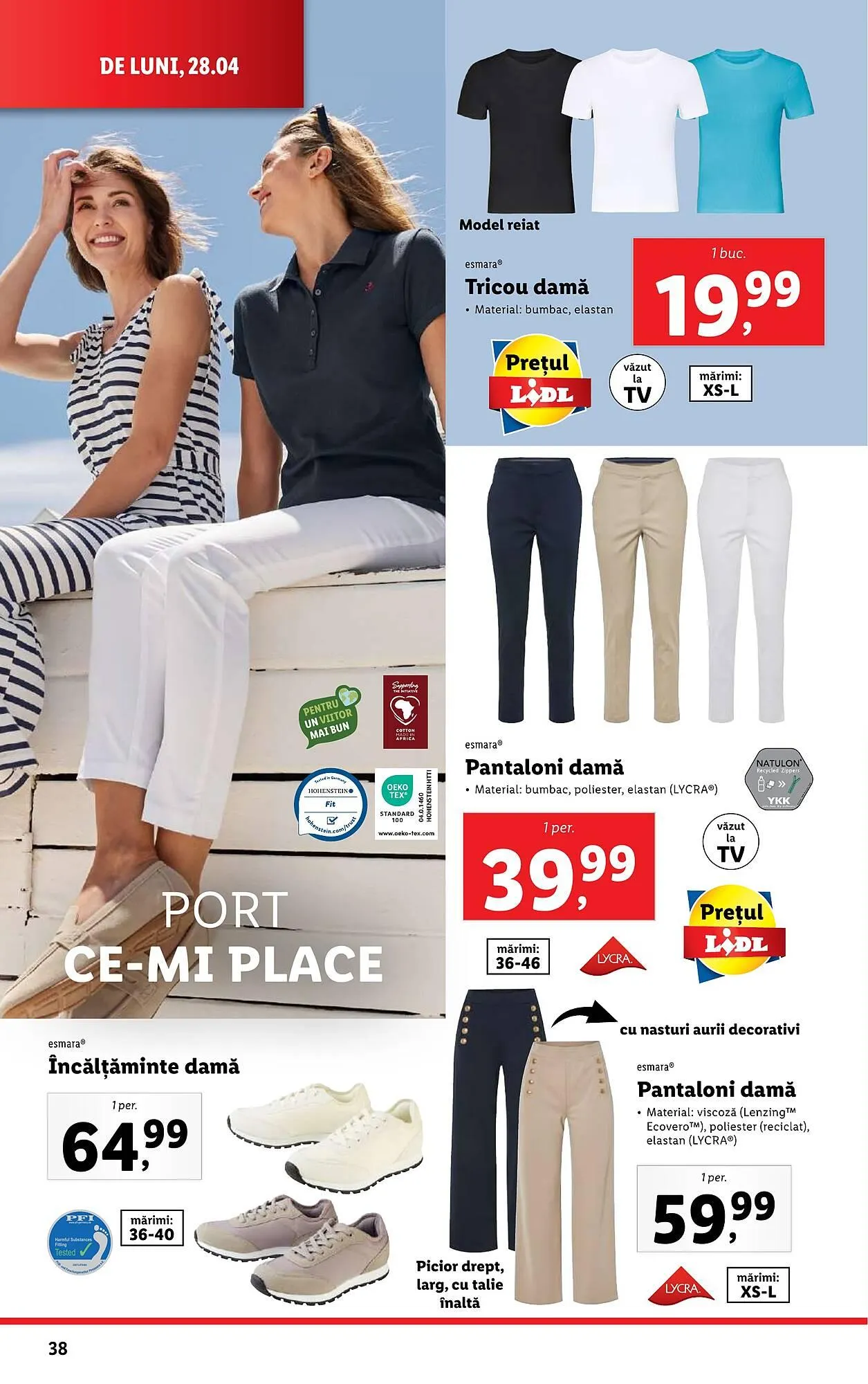 Catalog Catalog Lidl de la 22 aprilie până la 27 aprilie 2025 - Revista Pagina 38