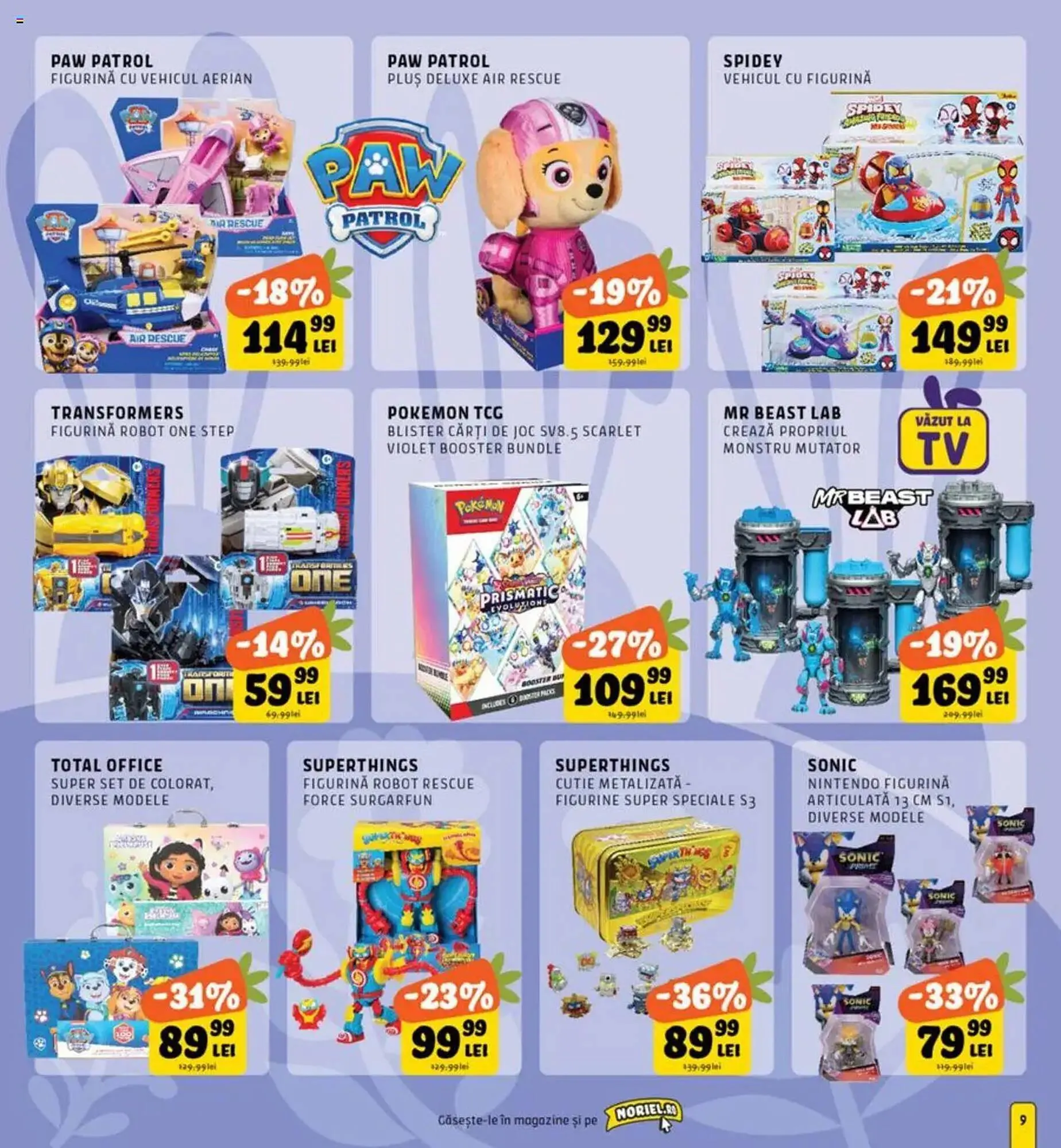 Catalog Catalog Noriel de la 31 martie până la 27 aprilie 2025 - Revista Pagina 9