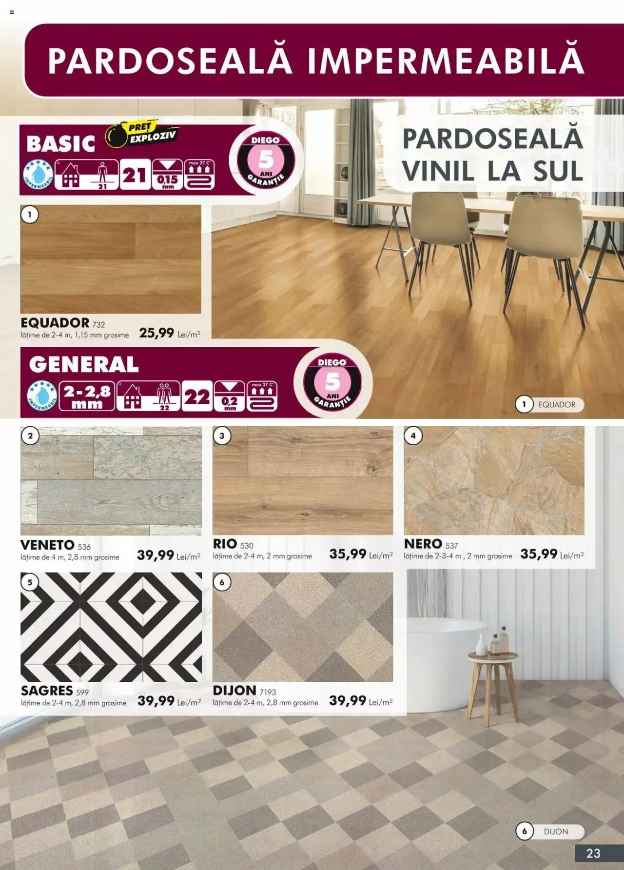 Catalog Diego catalog - Primăvară/vară de la 1 aprilie până la 31 decembrie 2024 - Revista Pagina 23