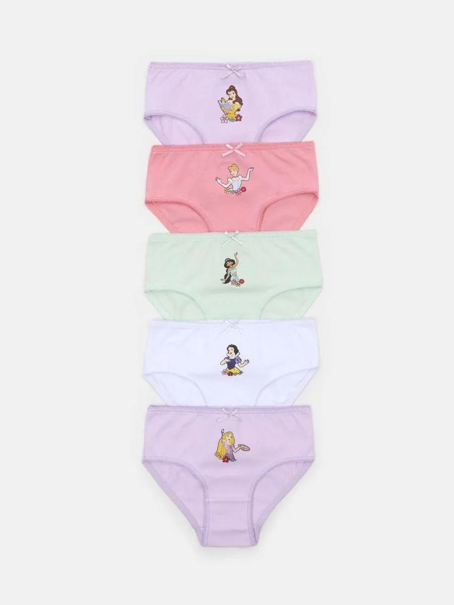 Set de 5 perechi de chiloți Disney's Princesses