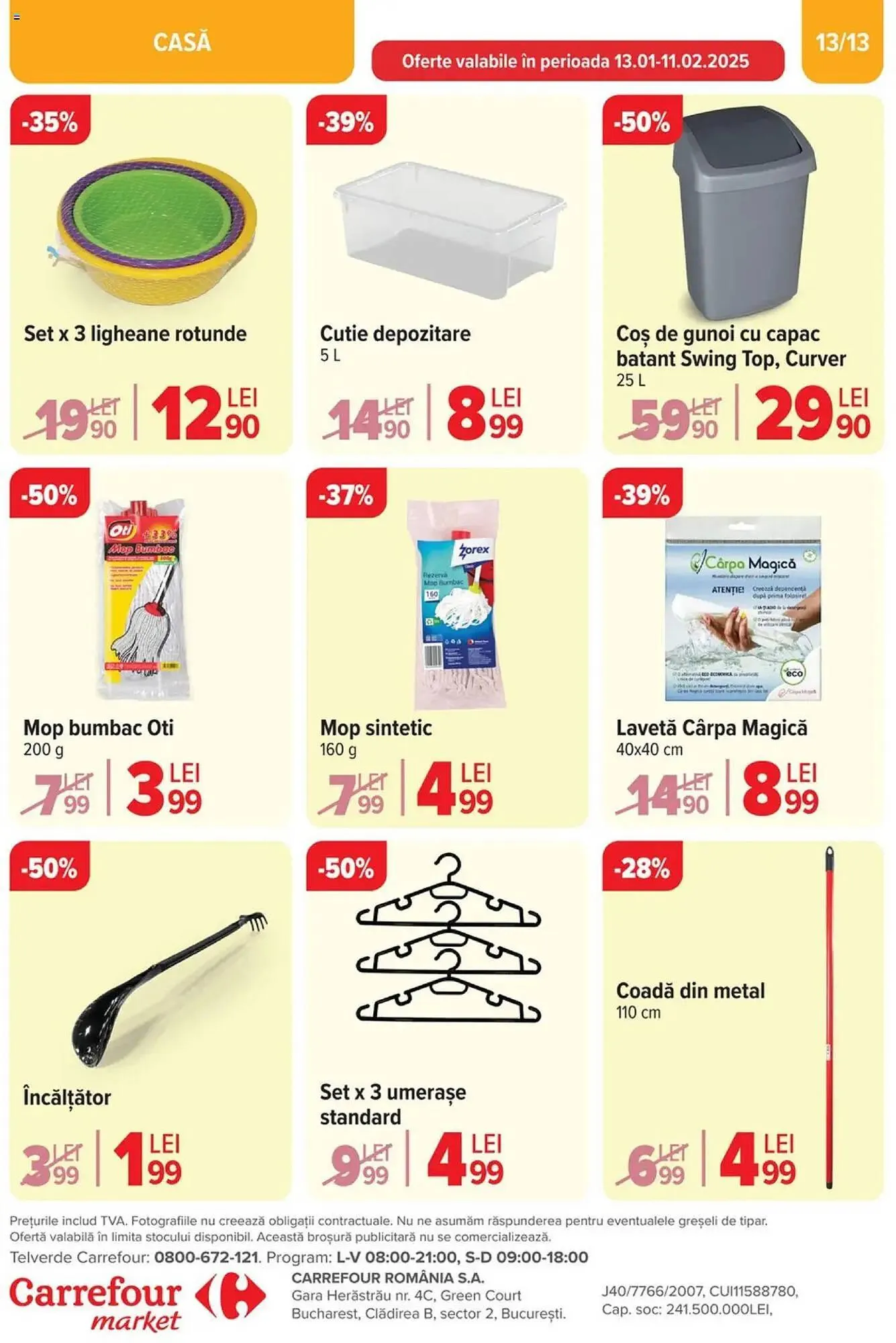 Catalog Catalog Carrefour Market de la 29 ianuarie până la 4 februarie 2025 - Revista Pagina 13