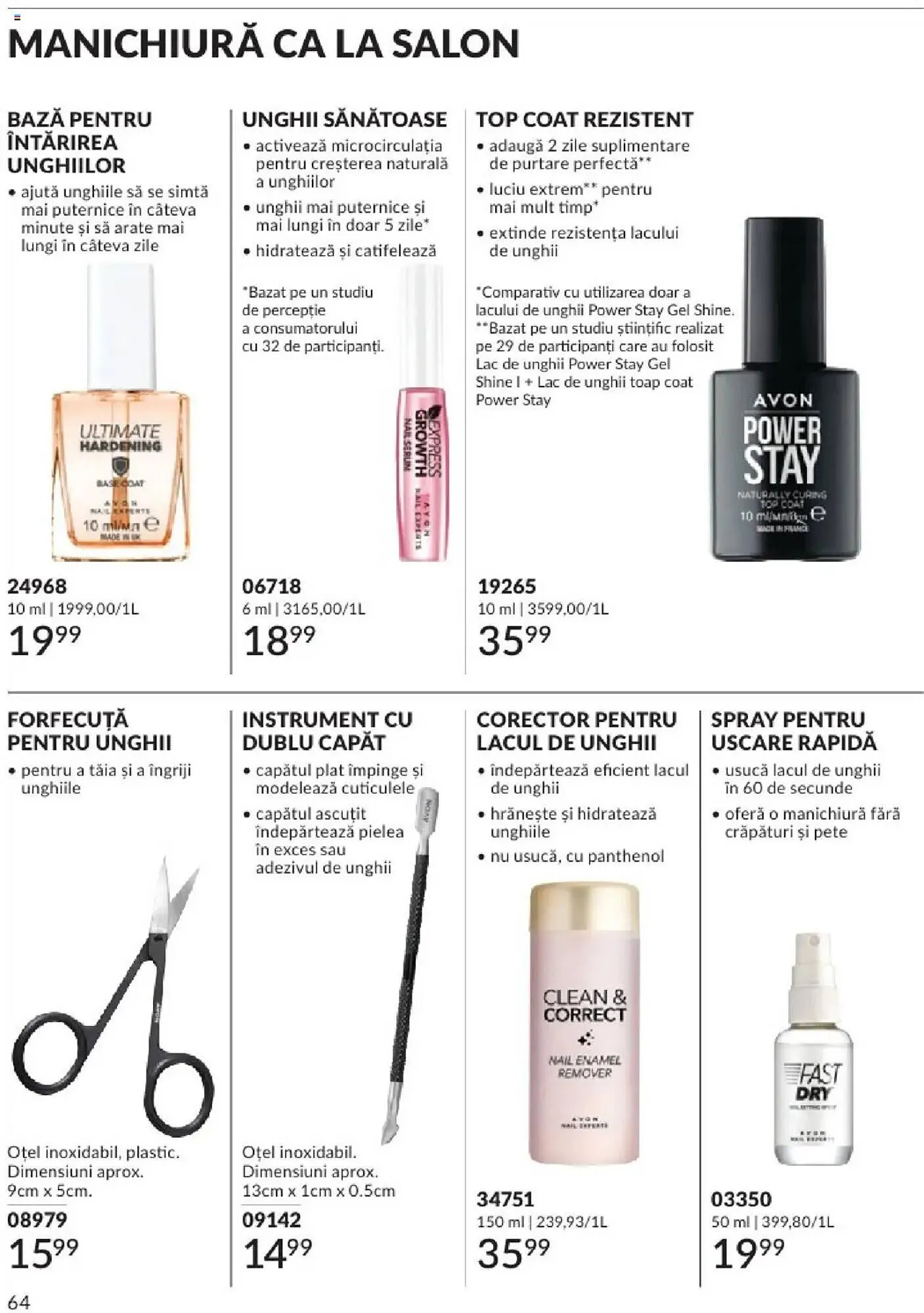 Catalog Catalog Avon de la 1 aprilie până la 30 aprilie 2025 - Revista Pagina 64
