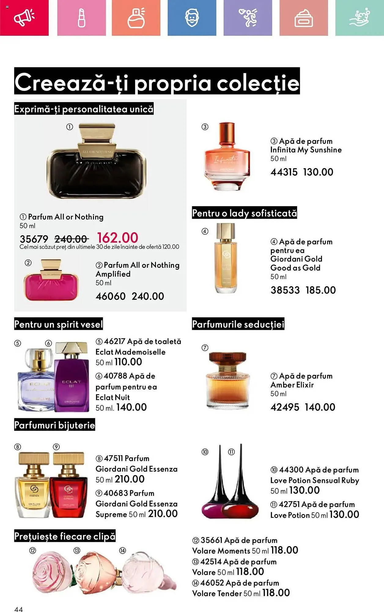 Catalog Catalog Oriflame de la 19 ianuarie până la 8 februarie 2025 - Revista Pagina 44