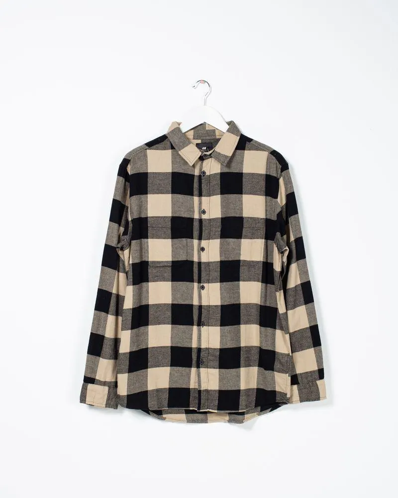 Camasa din bumbac in carouri pentru barbati 23ITTH1004