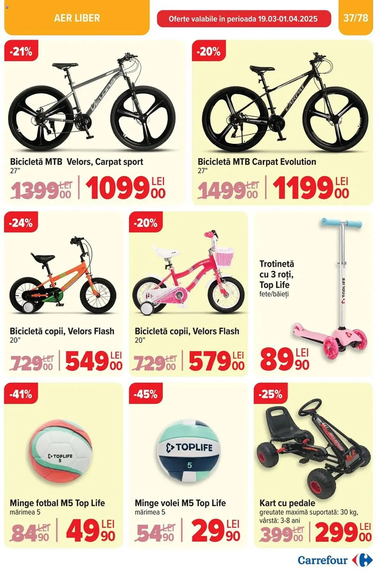 Catalog Catalog Carrefour de la 26 martie până la 1 aprilie 2025 - Revista Pagina 38