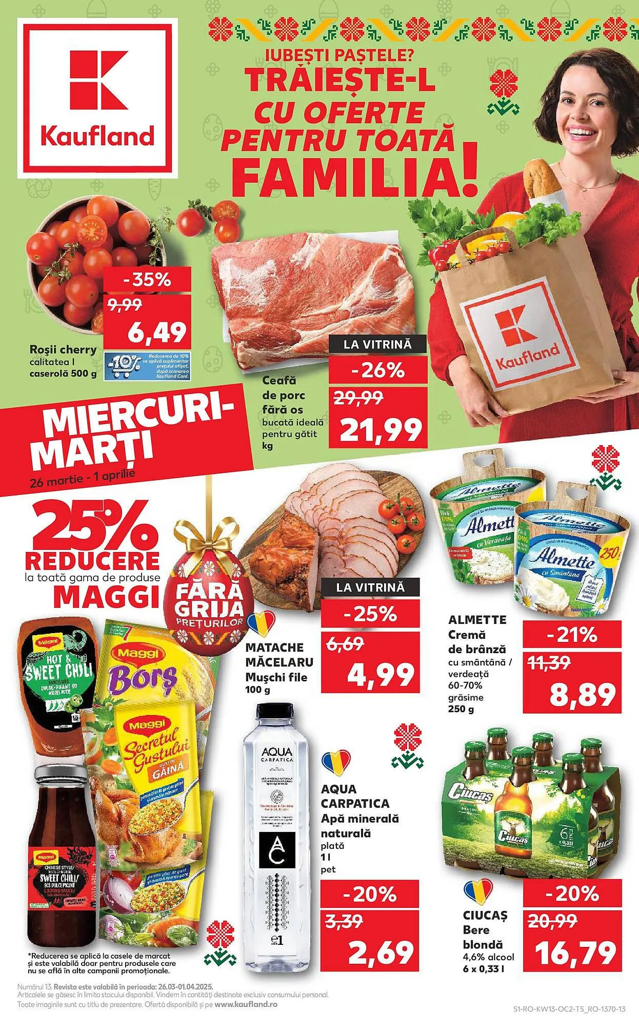 Catalog Catalog Kaufland de la 25 martie până la 30 martie 2025 - Revista Pagina 1