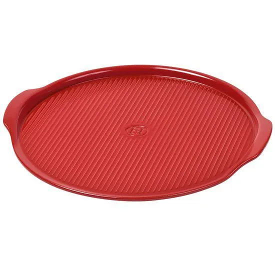 Tava pizza, ceramica, 40cm, Burgundy - Emile Henry