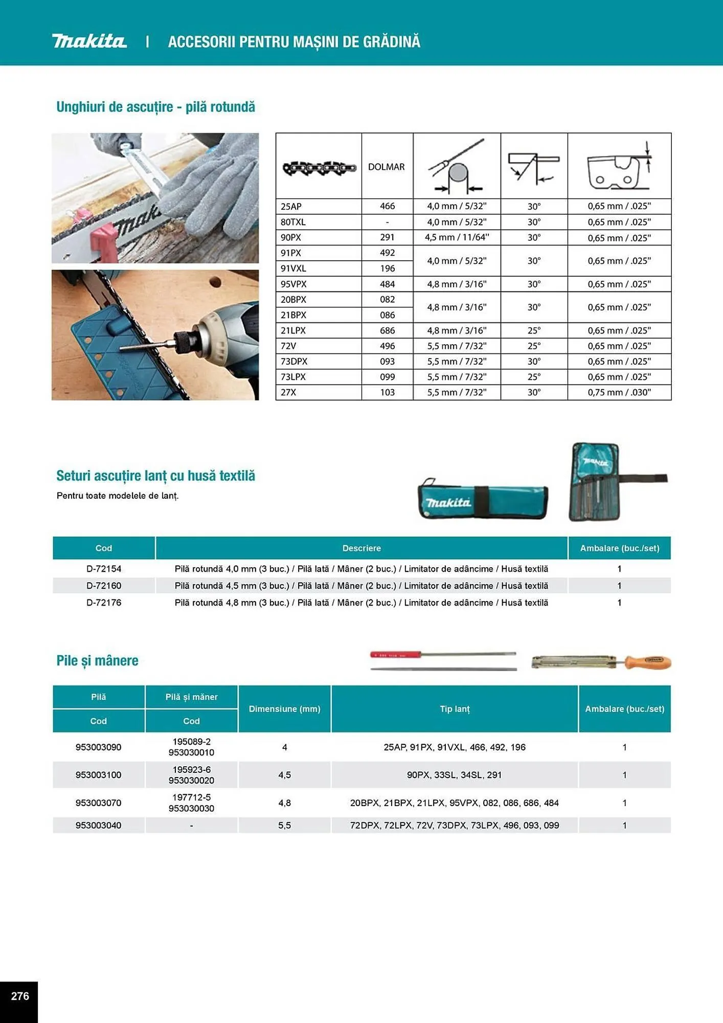 Catalog Catalog Makita de la 1 aprilie până la 31 decembrie 2025 - Revista Pagina 276