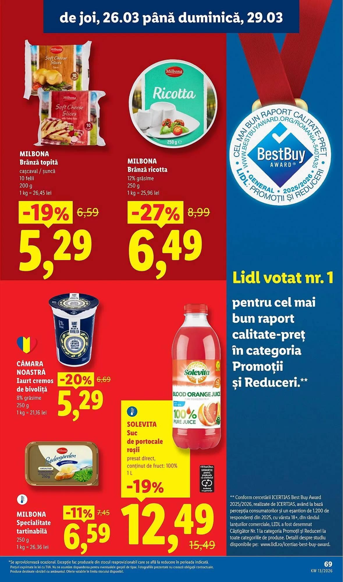 Catalog Catalog Lidl de la 23 martie până la 29 martie 2026 - Revista Pagina 69