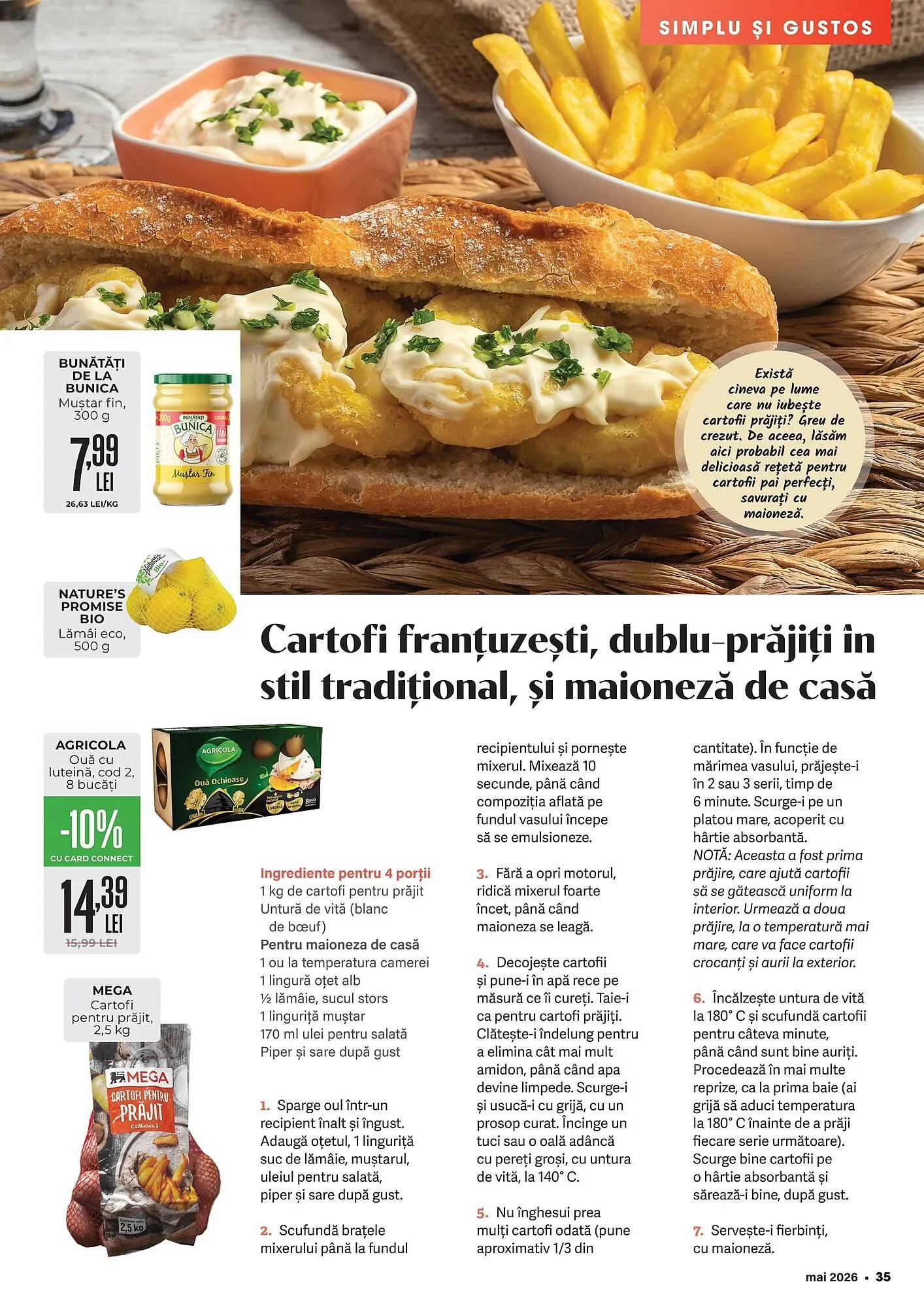 Catalog Catalog Mega Image de la 1 mai până la 31 mai 2026 - Revista Pagina 35