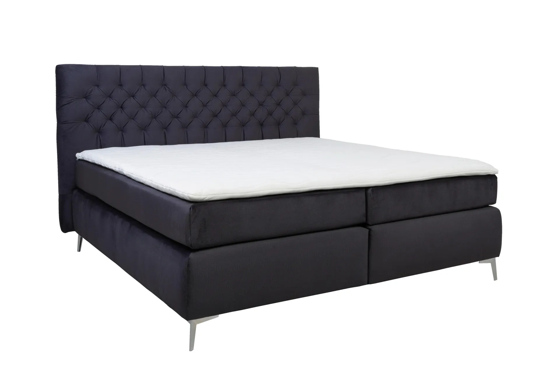 PAT BOXSPRING negru