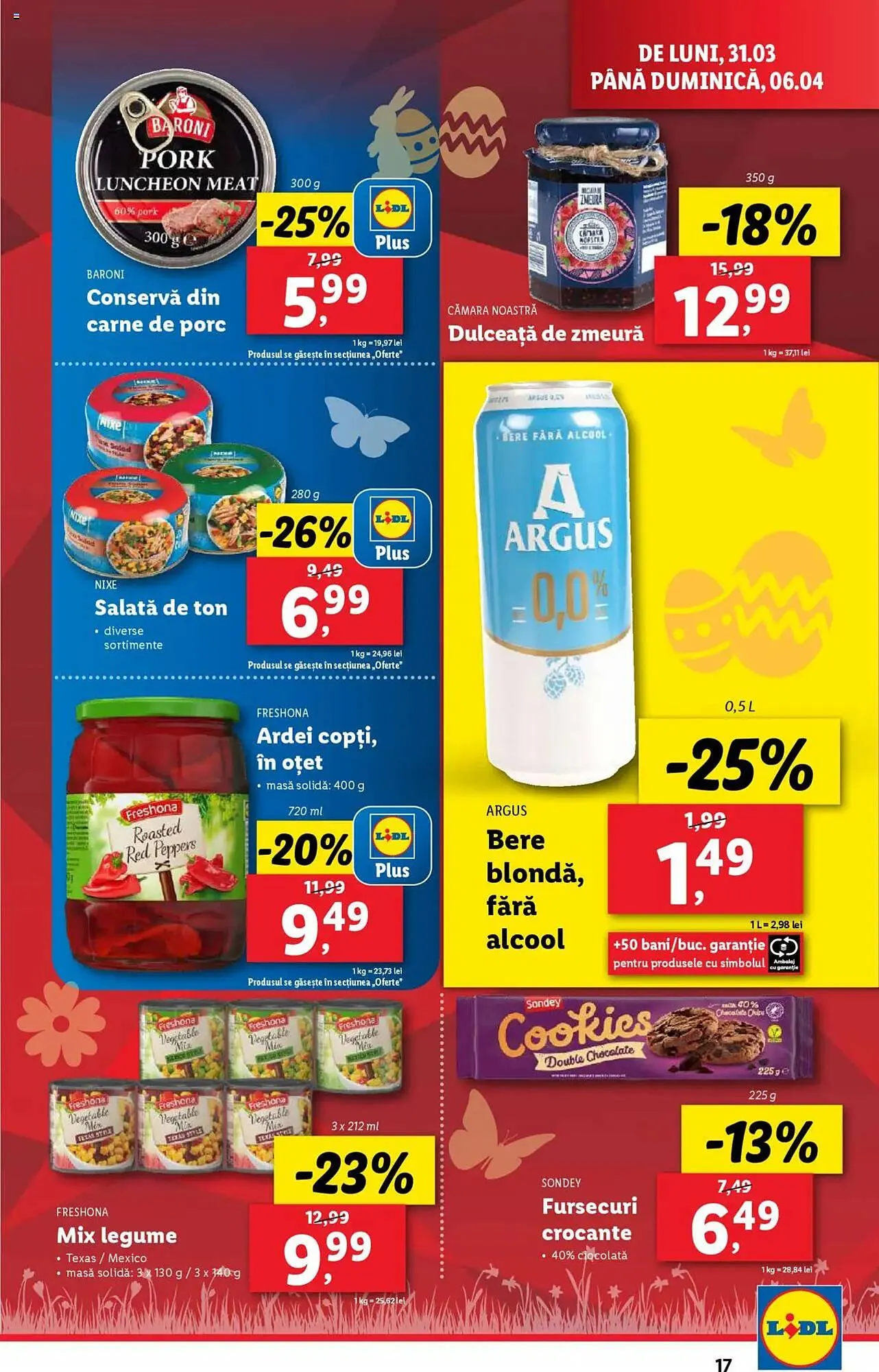 Catalog Catalog Lidl de la 31 martie până la 6 aprilie 2025 - Revista Pagina 17