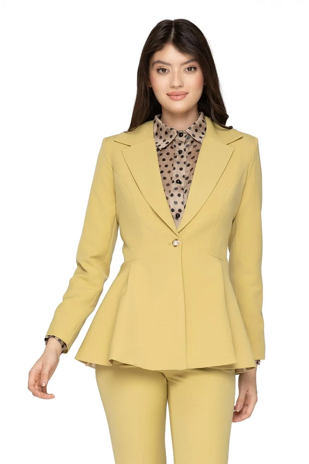 Sacou elegant mustar