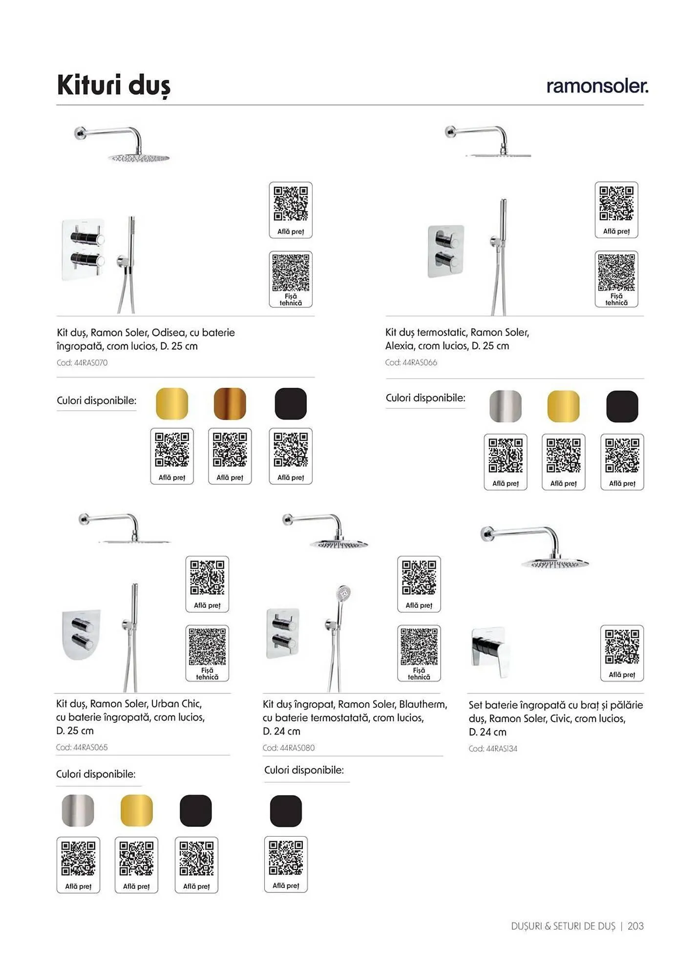 Catalog Catalog Romstal de la 1 aprilie până la 31 decembrie 2026 - Revista Pagina 203