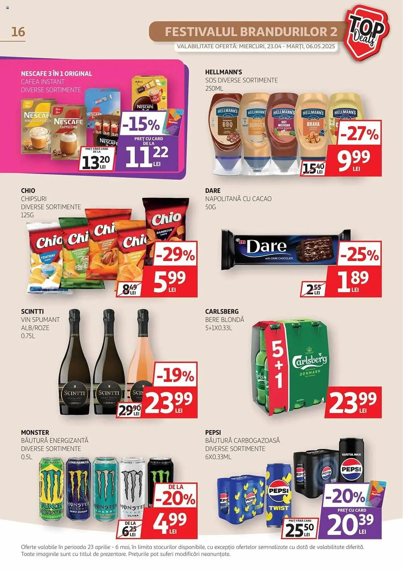 Catalog Catalog Auchan de la 23 aprilie până la 6 mai 2025 - Revista Pagina 16