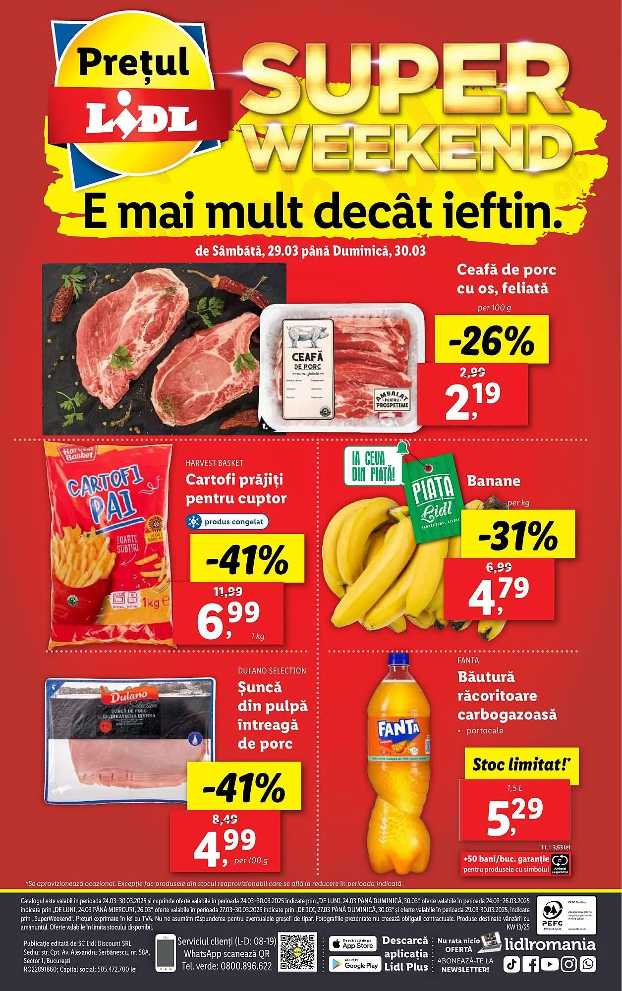 Catalog Catalog Lidl de la 24 martie până la 30 martie 2025 - Revista Pagina 88