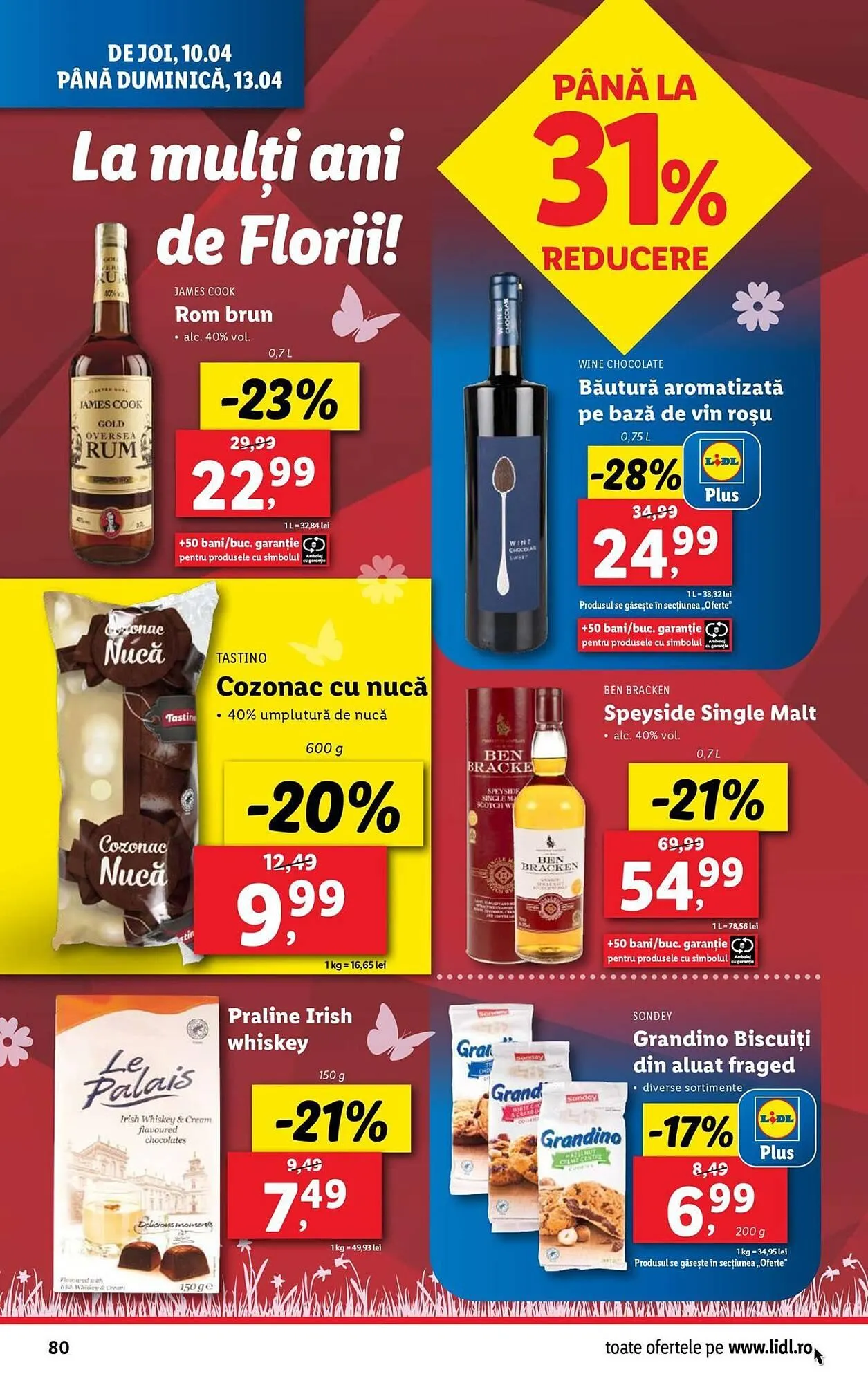 Catalog Catalog Lidl de la 7 aprilie până la 13 aprilie 2025 - Revista Pagina 80